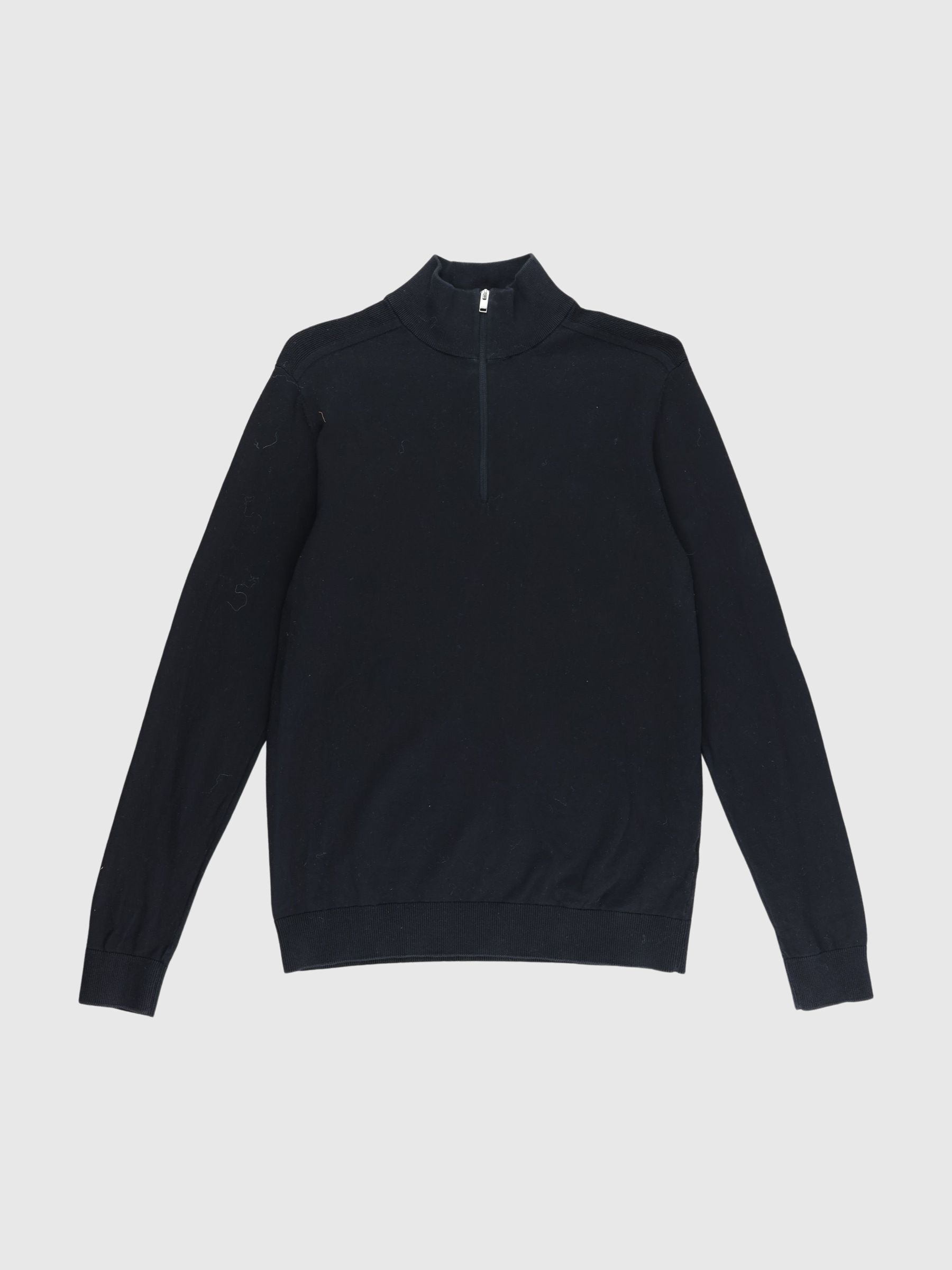HALF-ZIP KNITTED JUMPER
