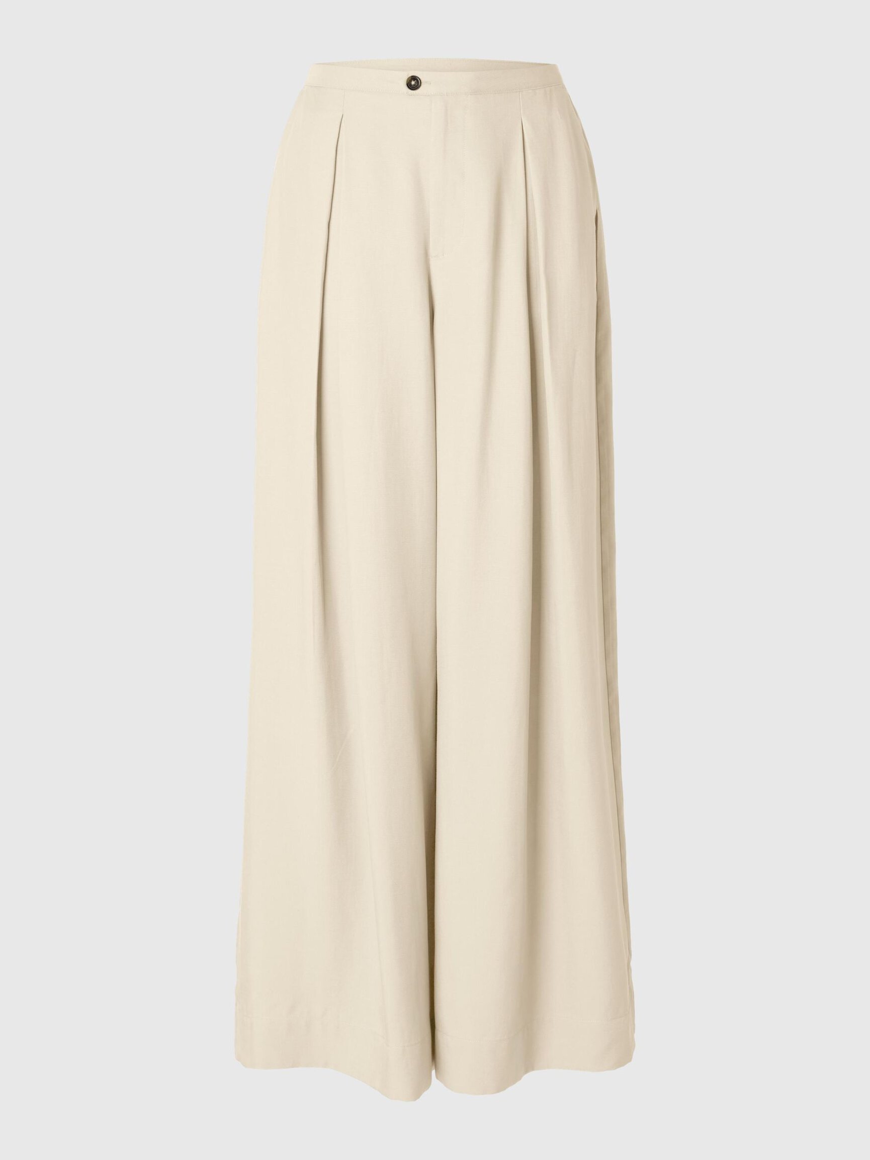 MID WAIST WIDE-LEG TROUSERS