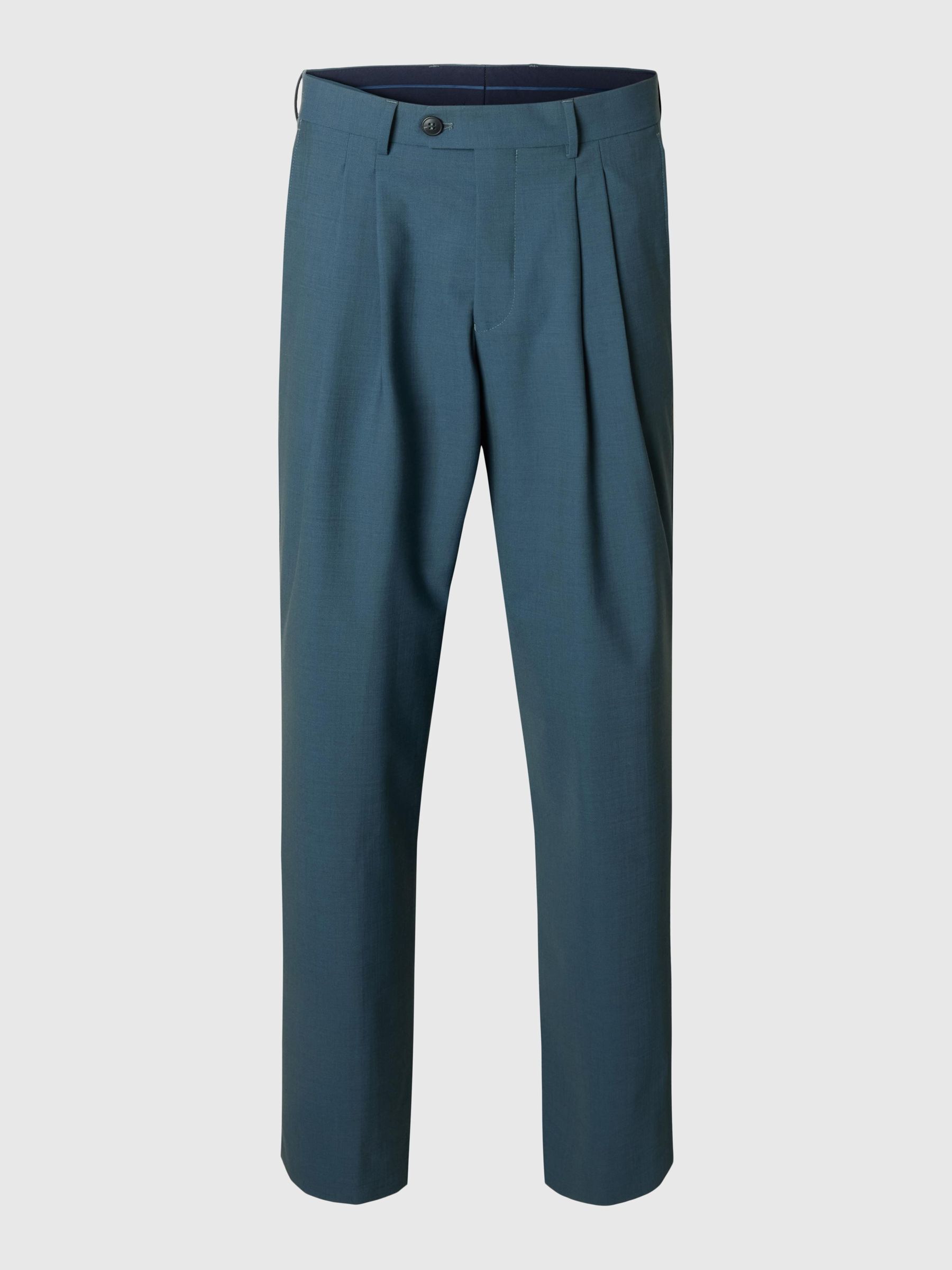RELAXED FIT SUIT TROUSERS