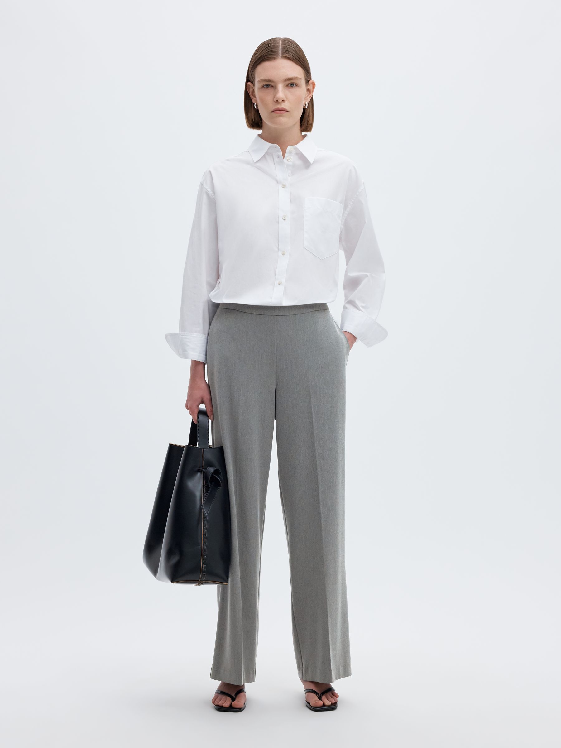WIDE FIT TROUSERS