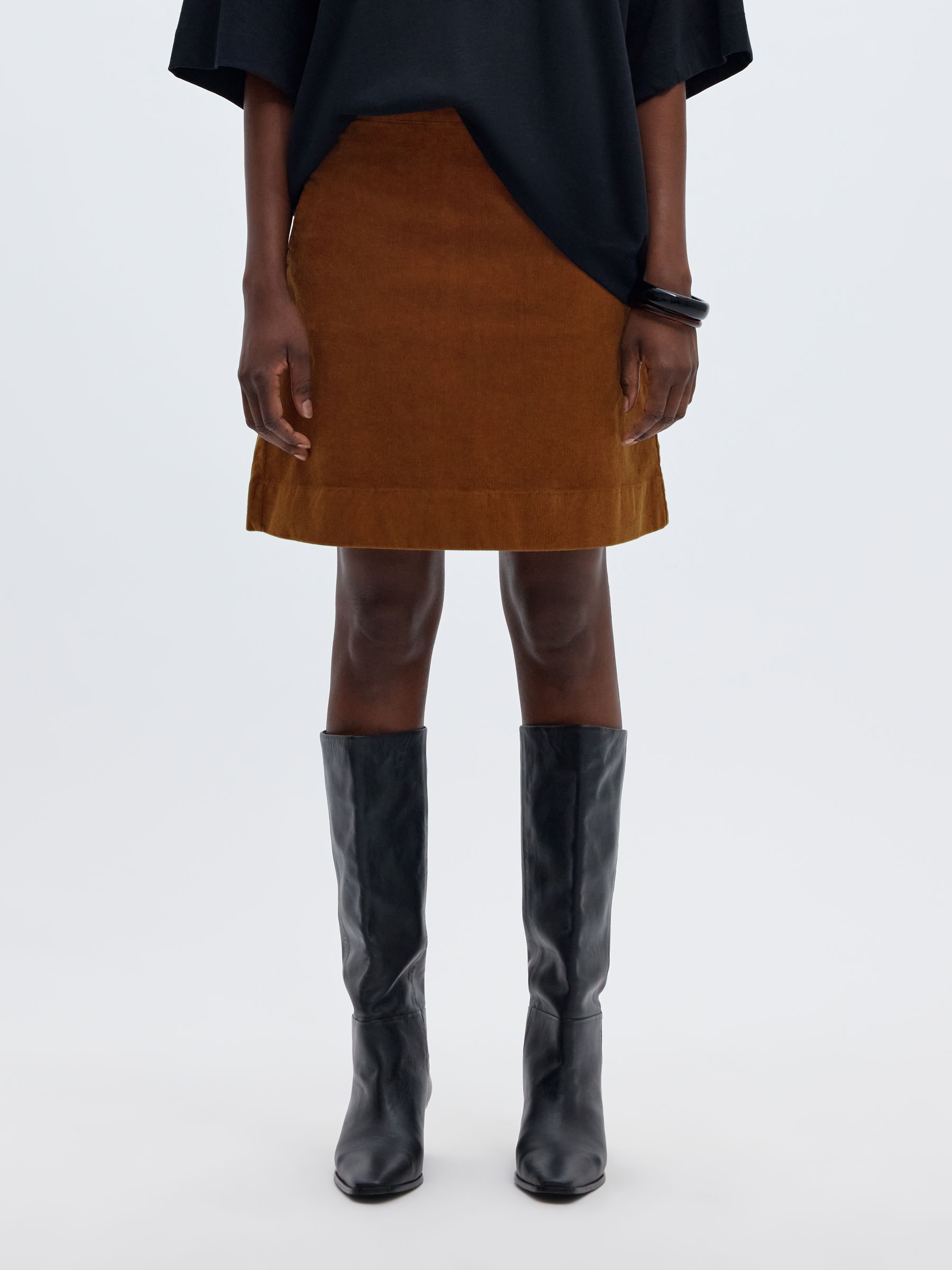 CORDUROY MINI SKIRT