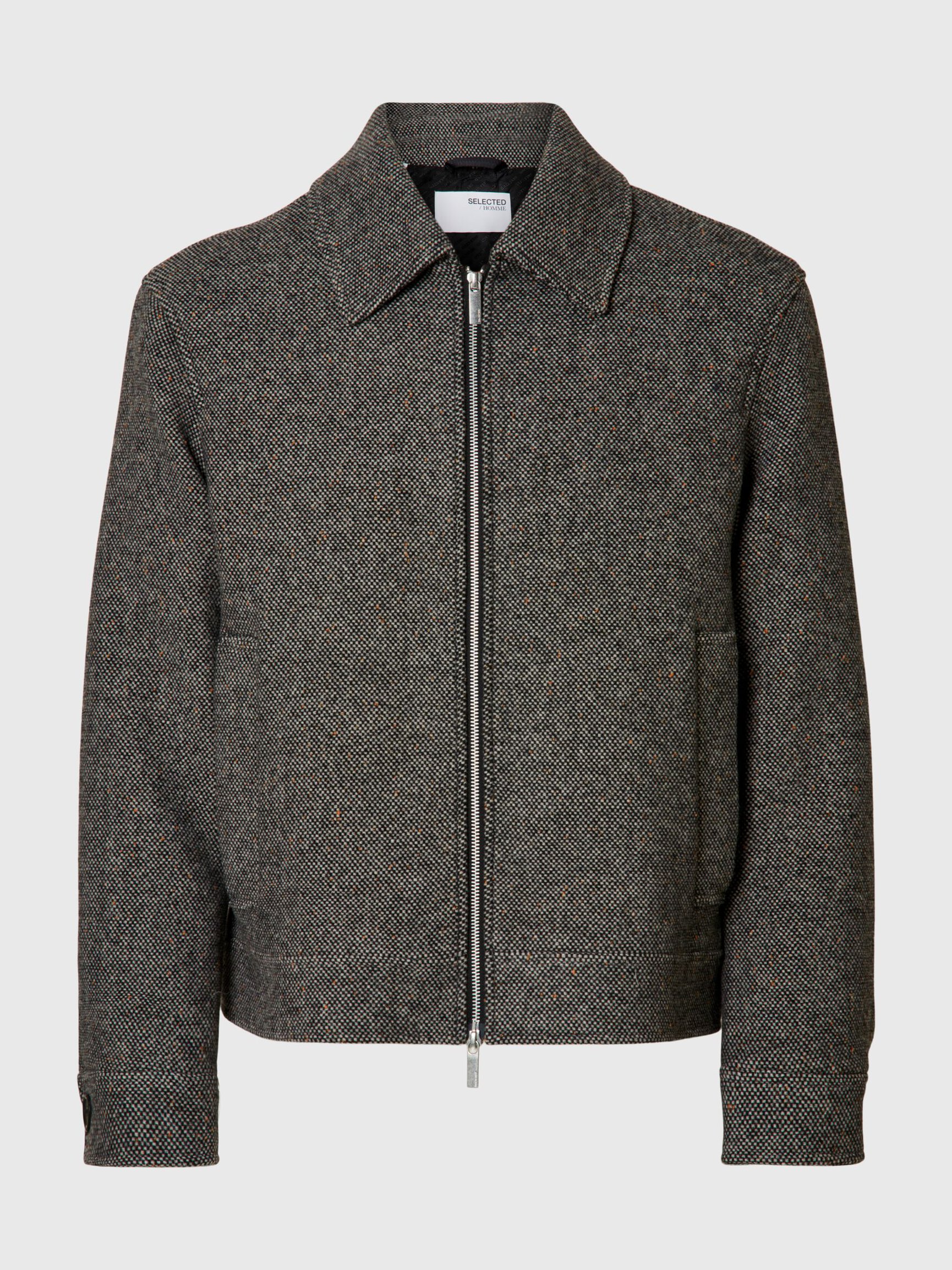 WOOL BLEND SHORT JACKET