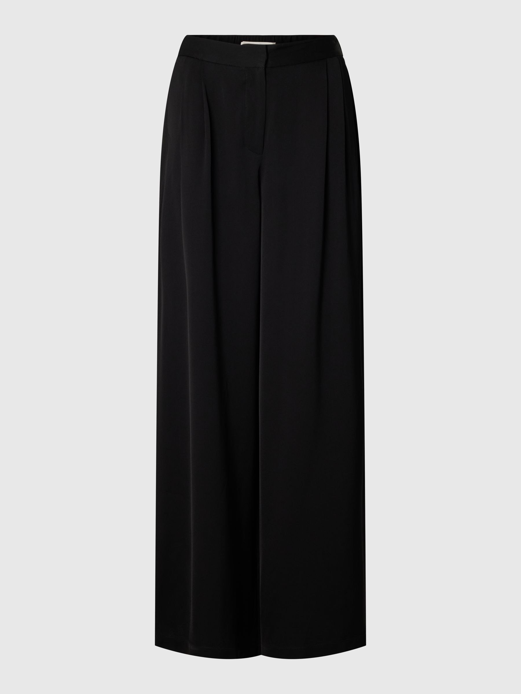 VISCOSE PANTALON À JAMBE AMPLE