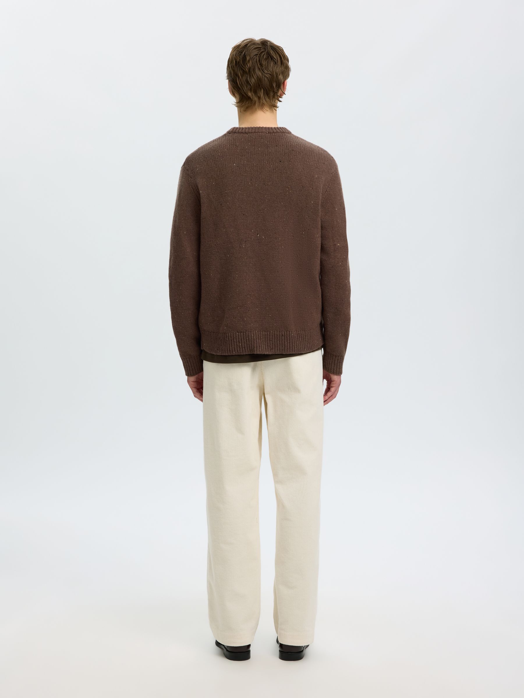 WOOL BLEND RELAXED FIT JUMPER