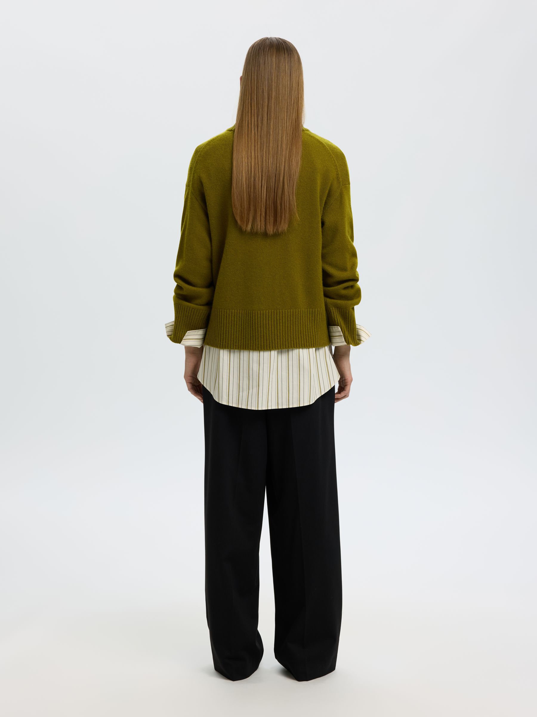 CASHMERE BLEND PULLOVER