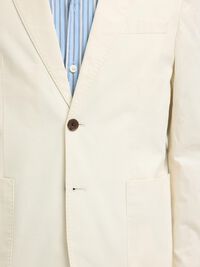 100% BOMULD BLAZER, Egret, highres