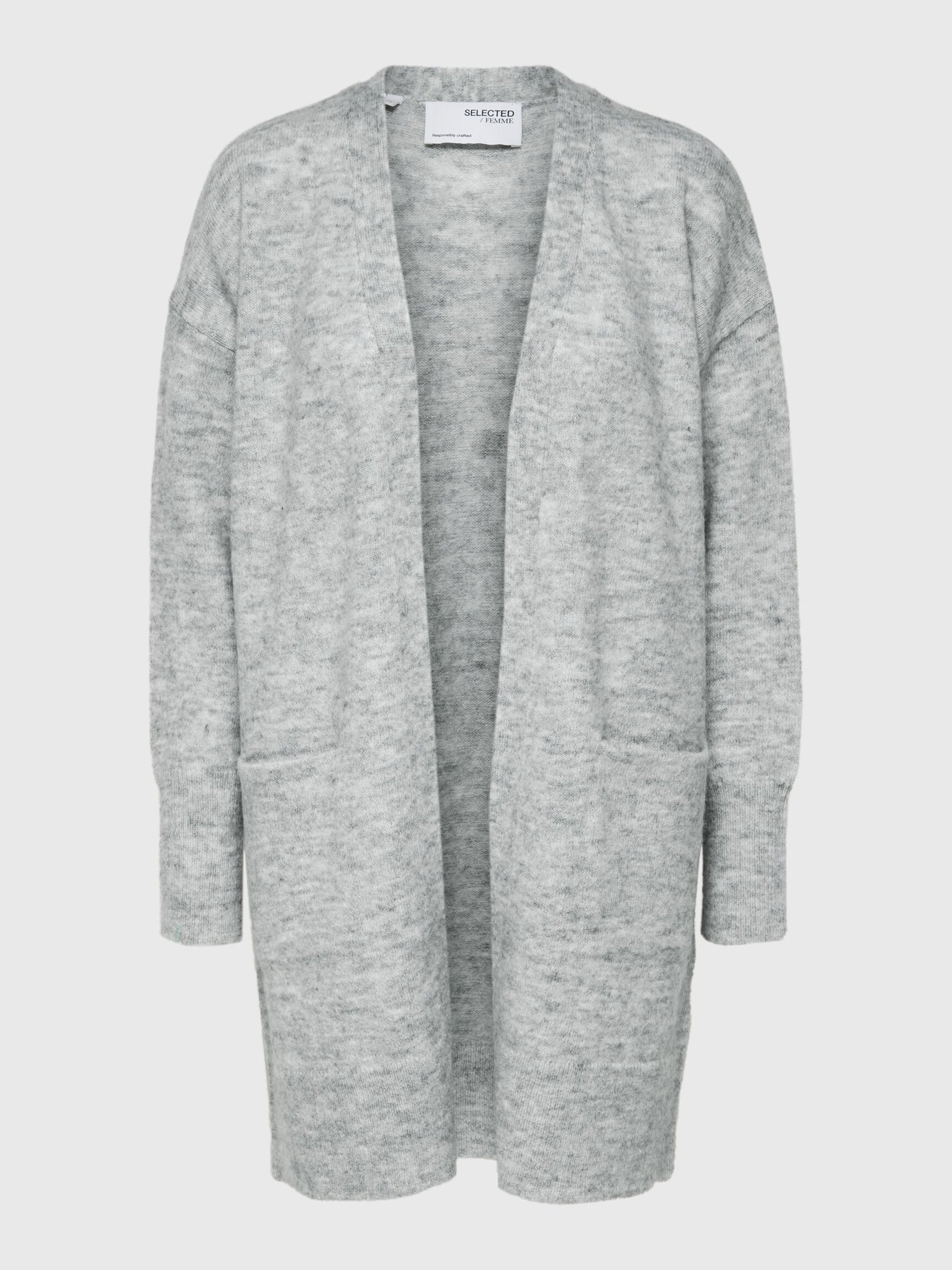 LONG KNITTED CARDIGAN