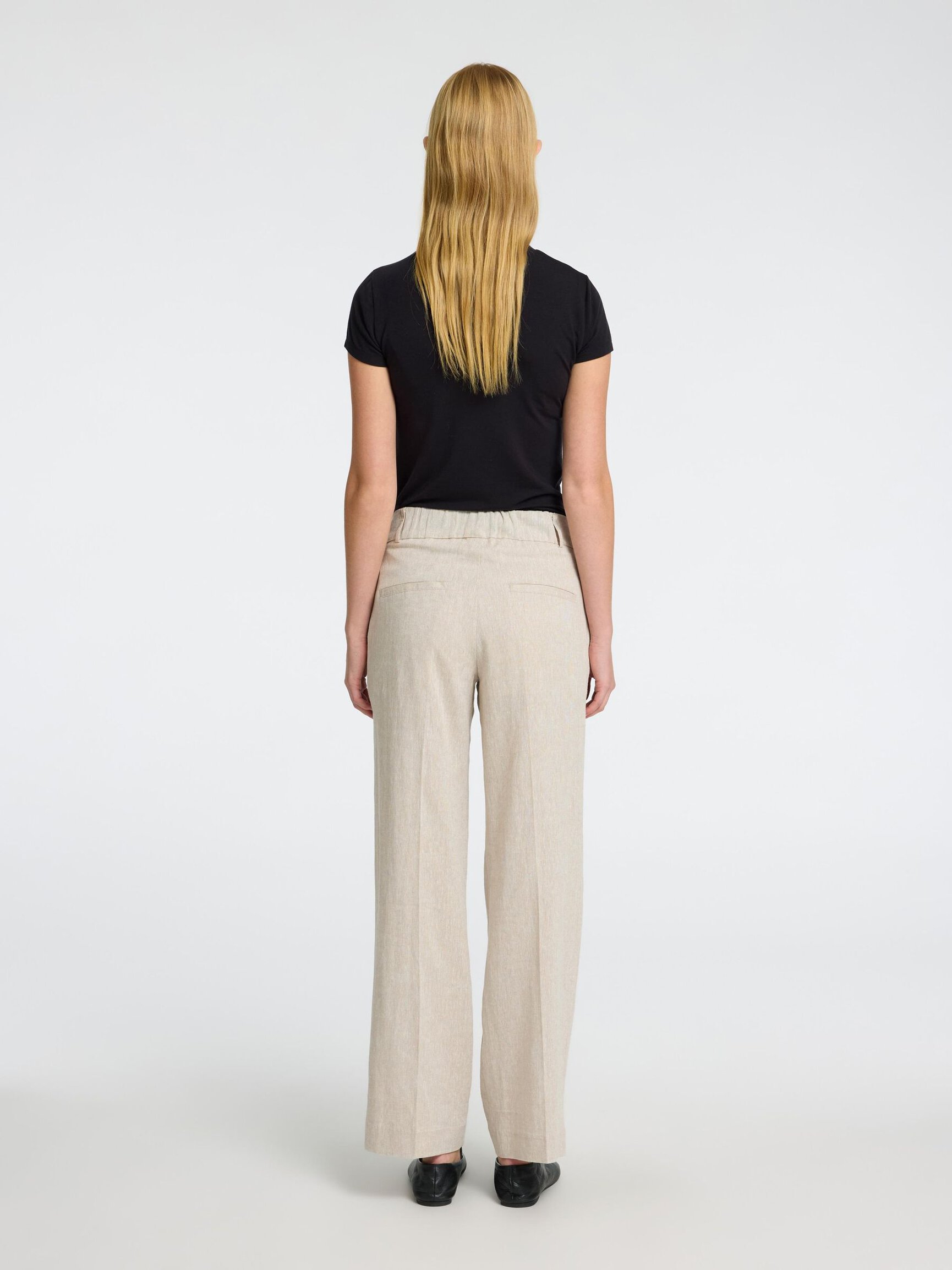 TAILORED WIDE-LEG TROUSERS