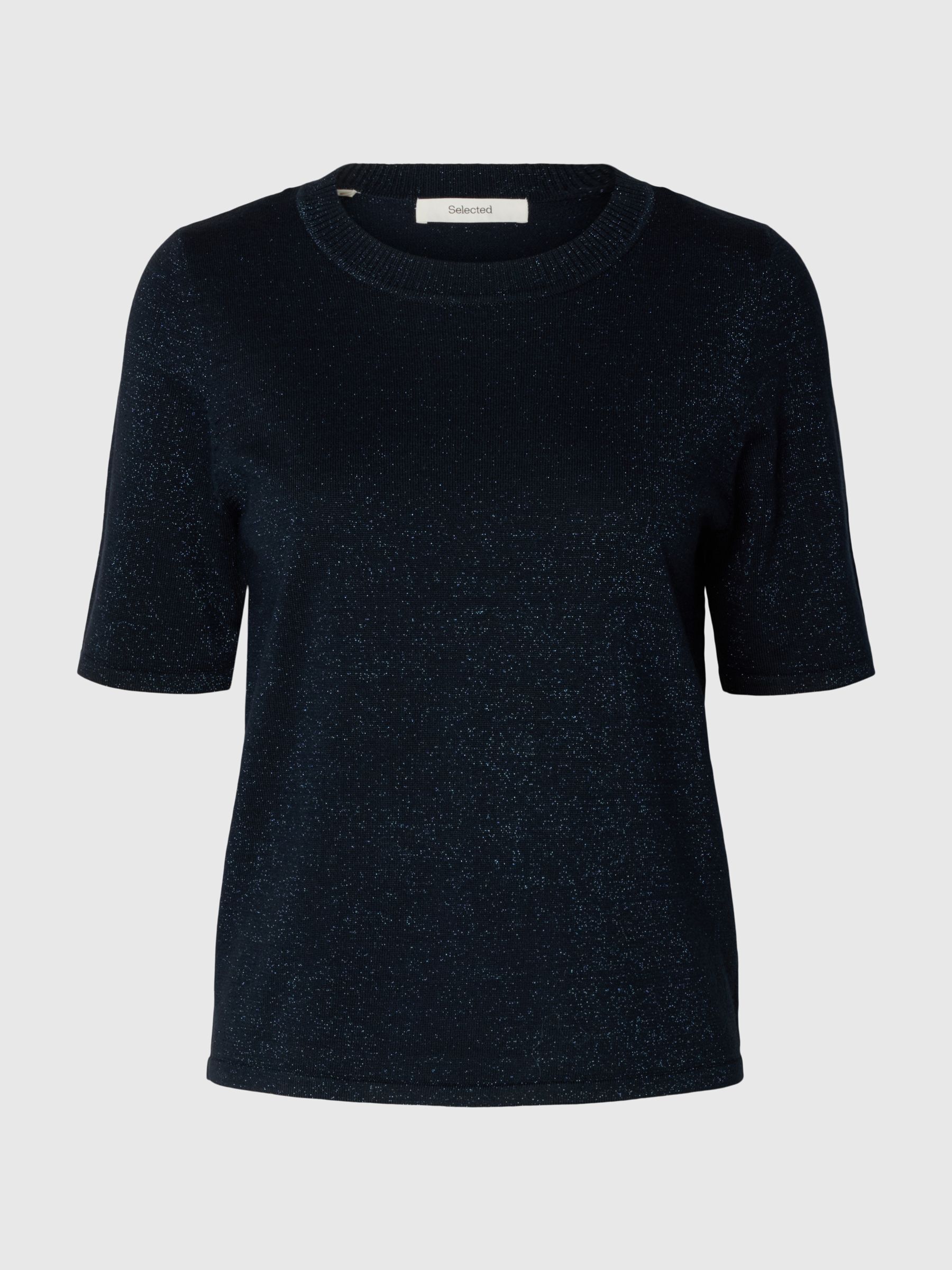 GLITTER KNITTED TOP