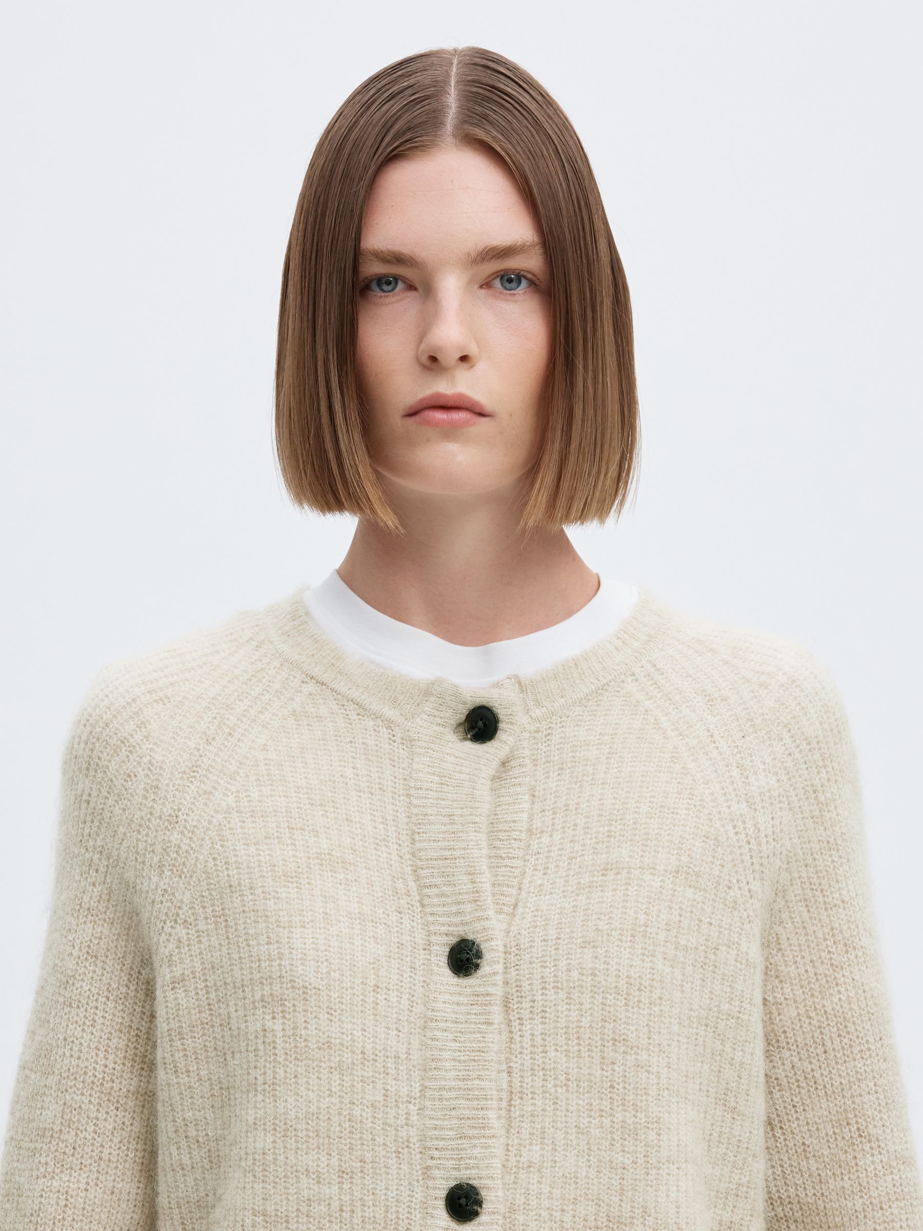 WOOL BLEND CARDIGAN