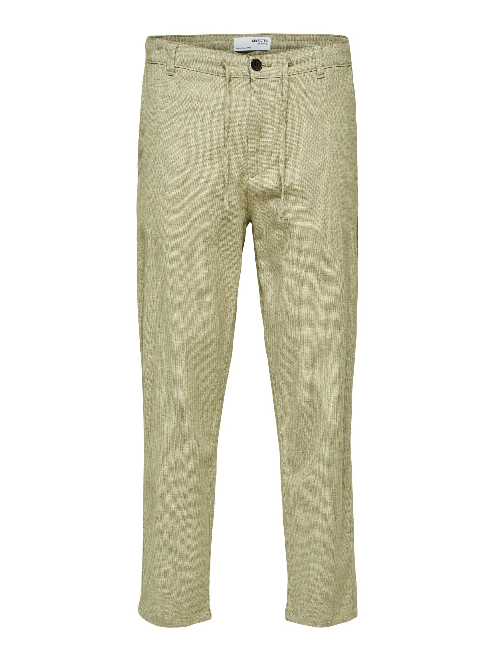 SLIM TAPERED HØRBLANDING BUKSER