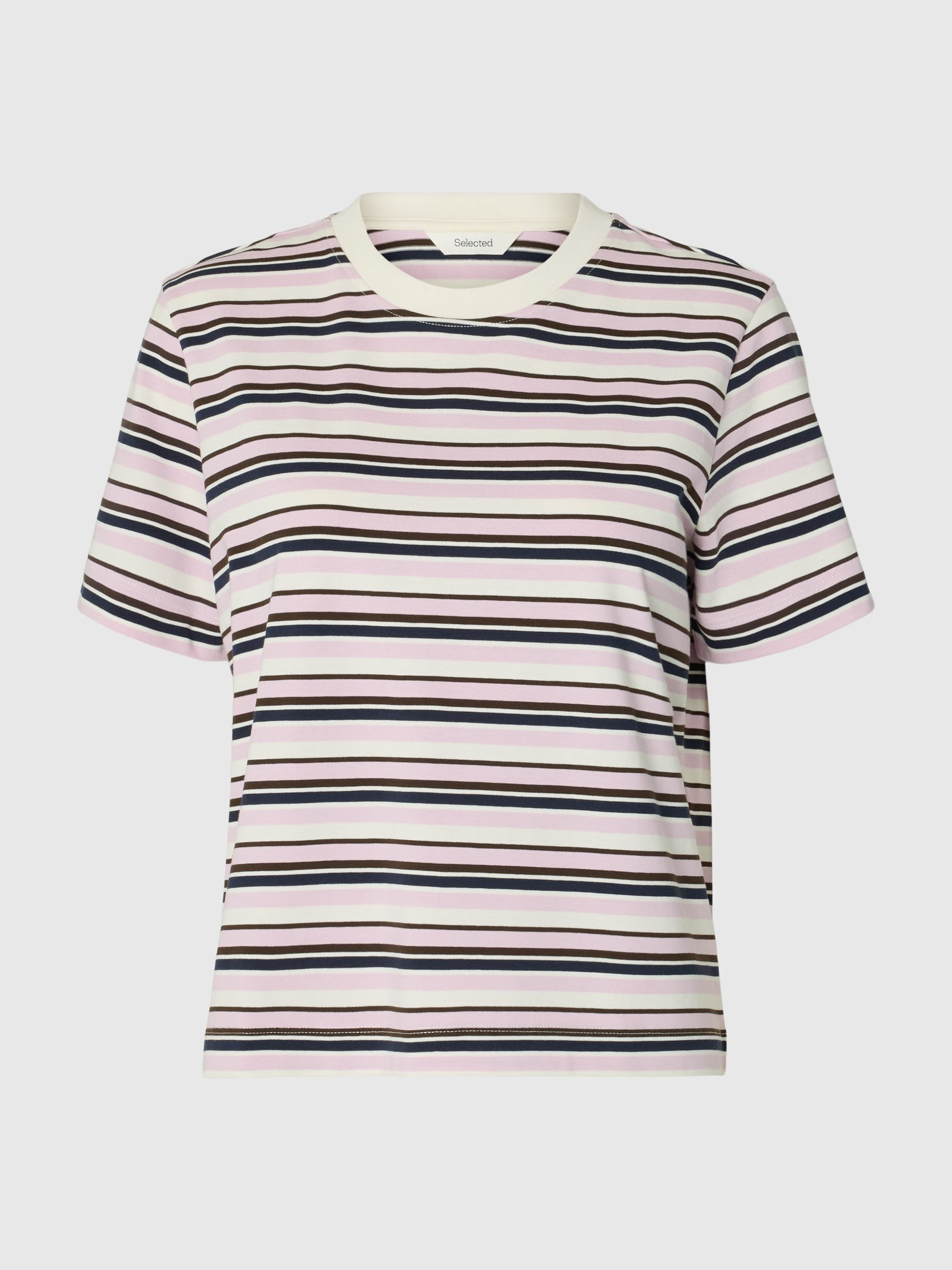 GESTREEPT BOXY T-SHIRT