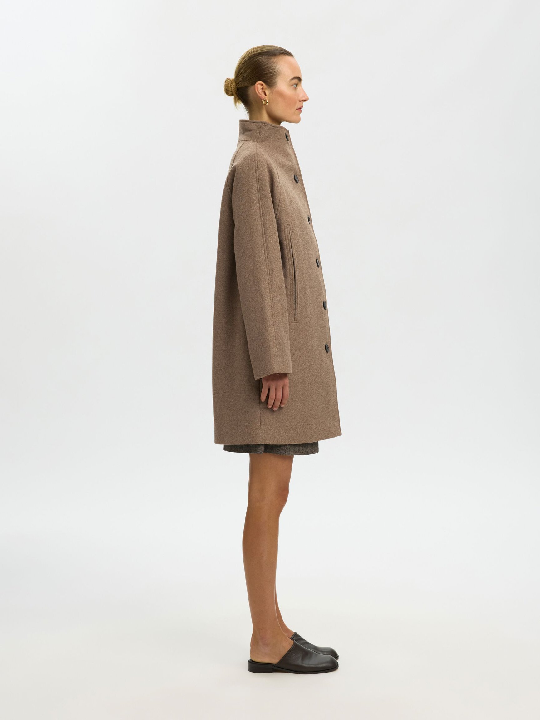 WOOL BLEND COAT