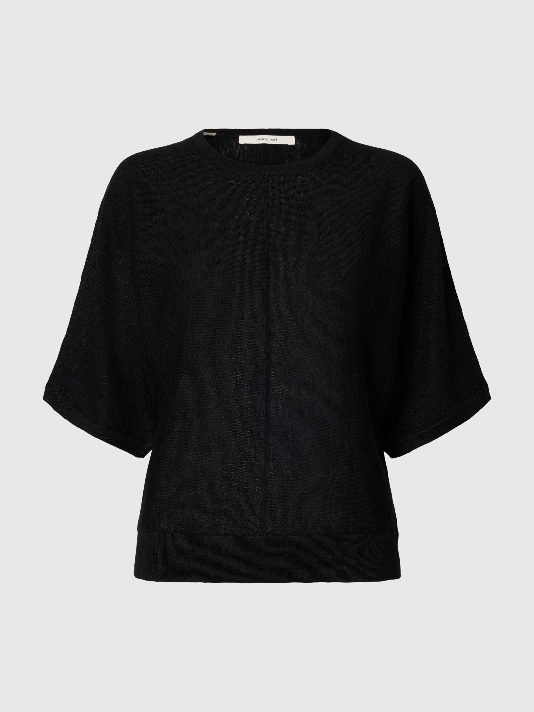 100% LINEN KNITTED TOP
