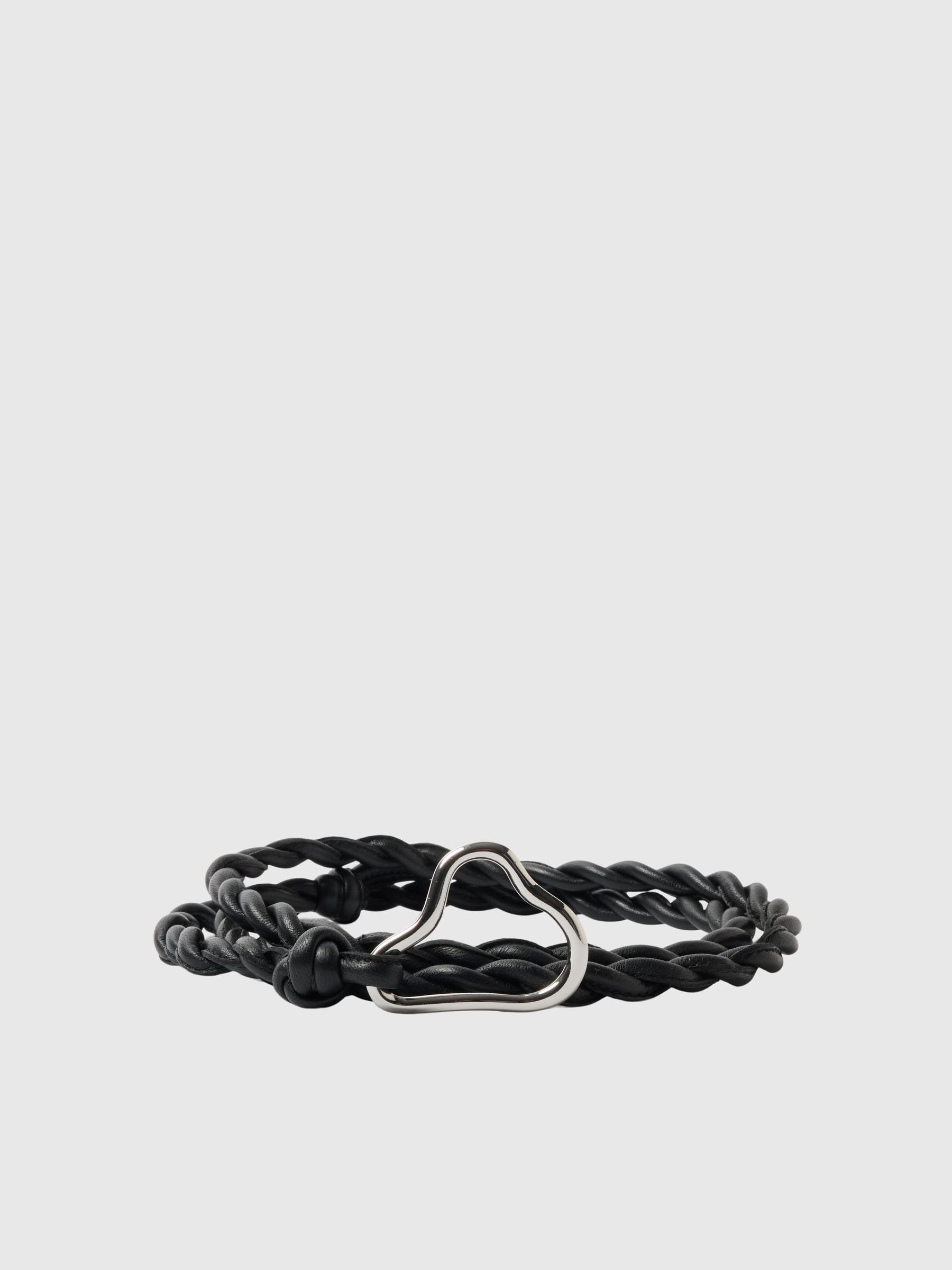 BRAIDED LEATHER BELT