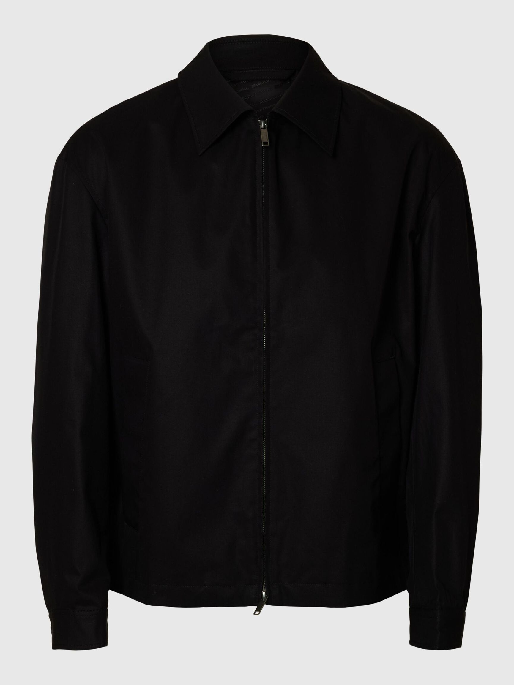 WATER REPELLENT SHORT JACKET, Black, highres