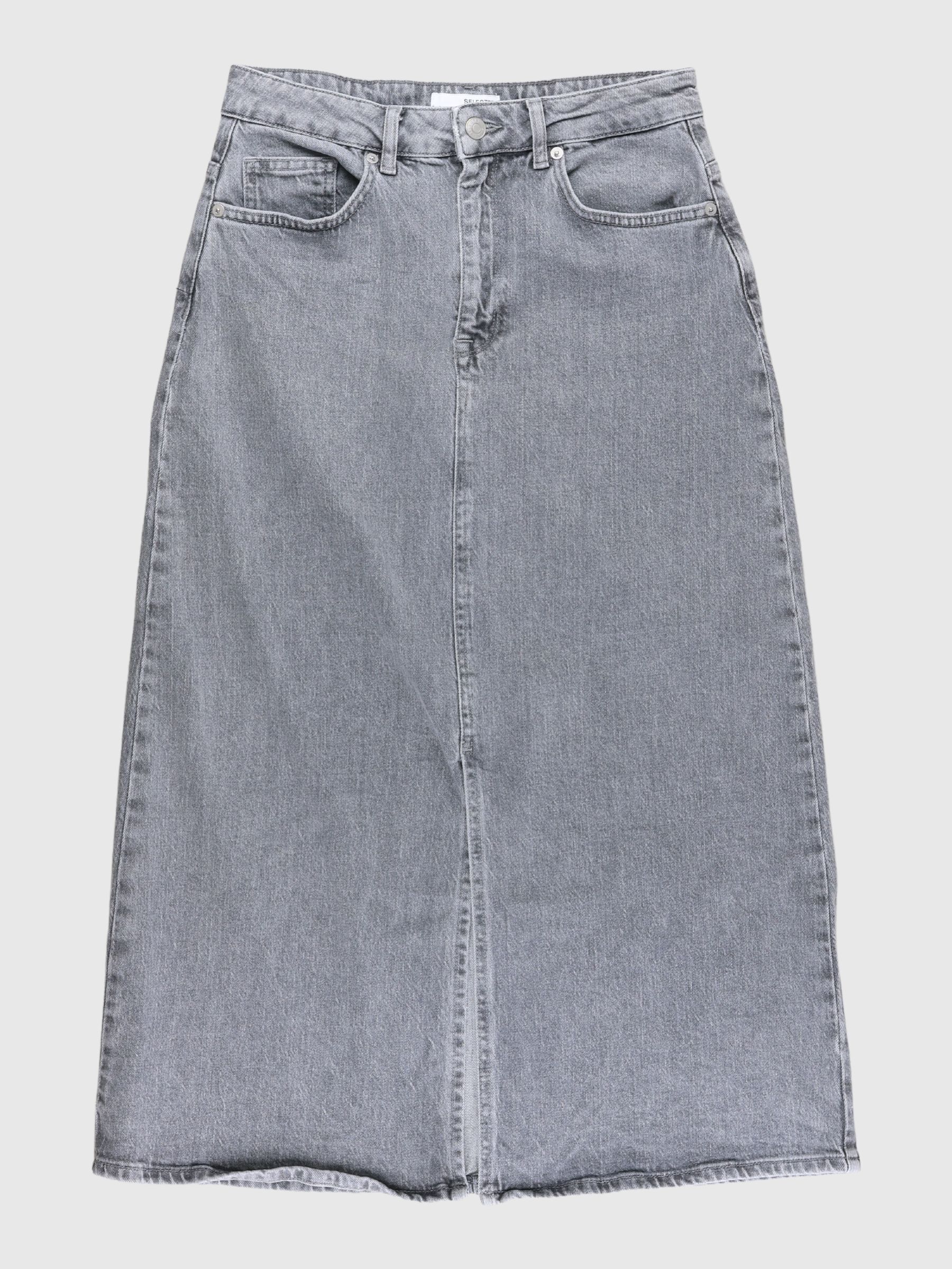DENIM MIDI SKIRT