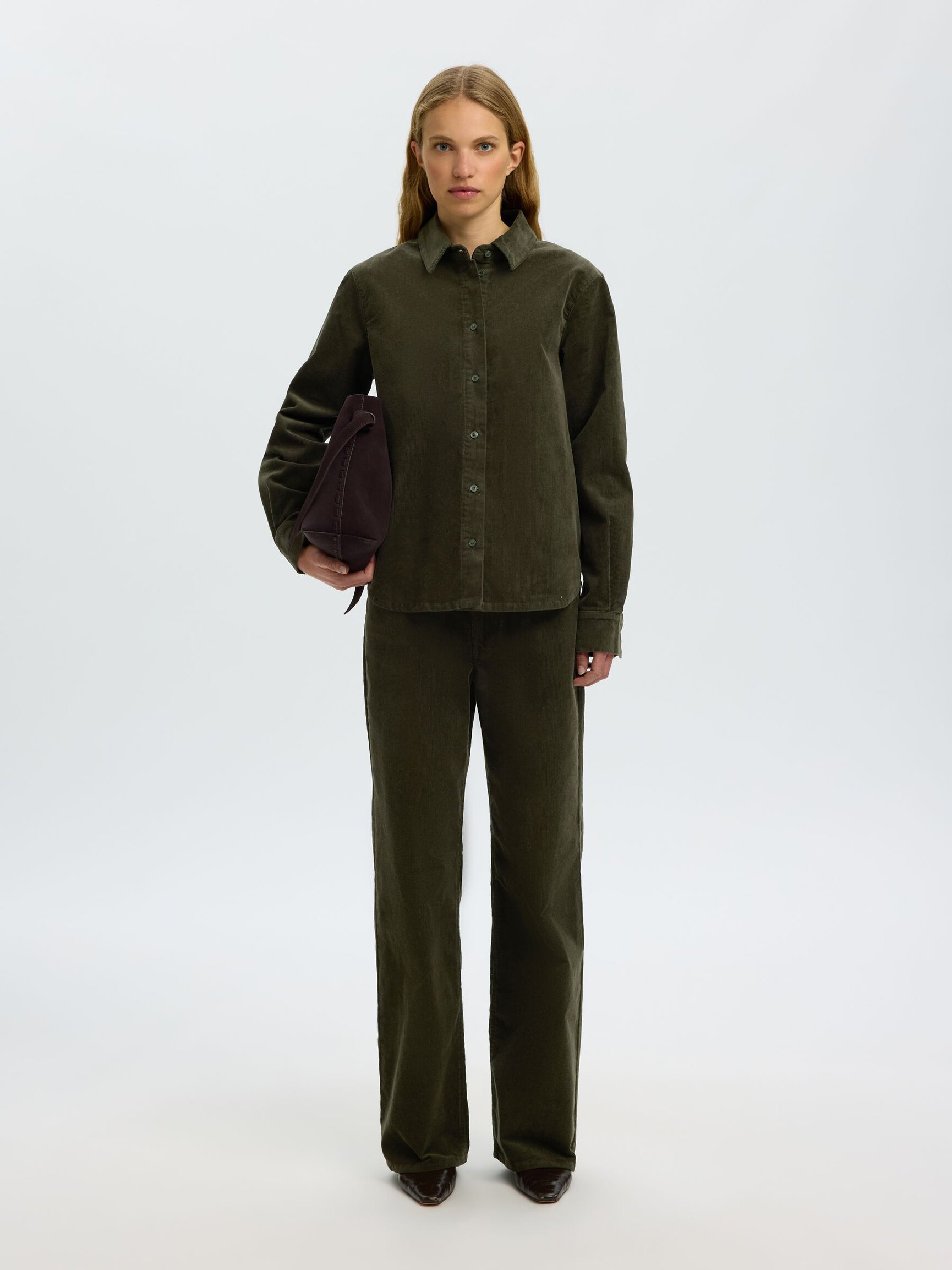 REGULAR FIT CORDUROY SHIRT