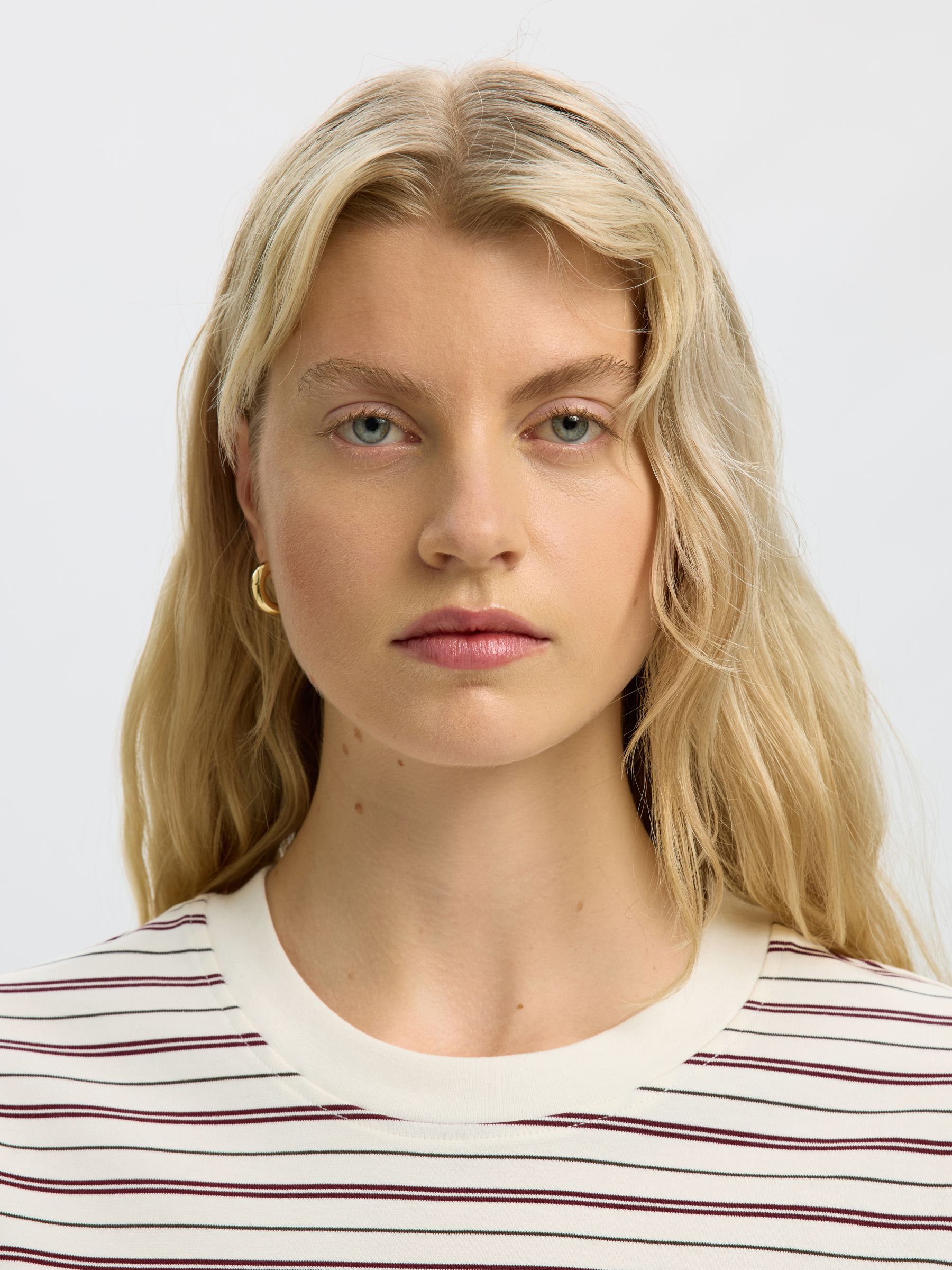 STRIPED BOXY FIT T-SHIRT