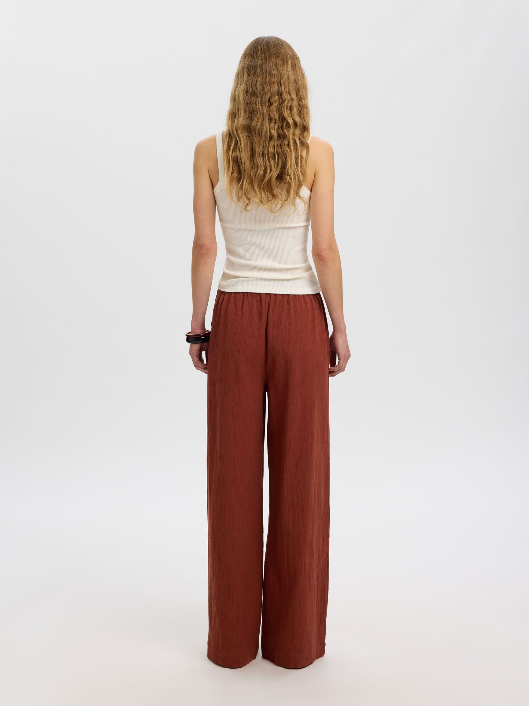 PANTALONI GAMBA AMPIA
