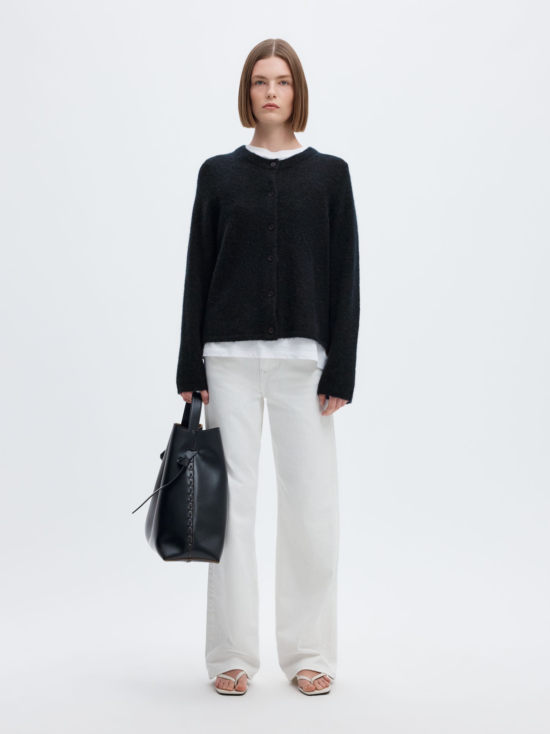 WOOL BLEND CARDIGAN