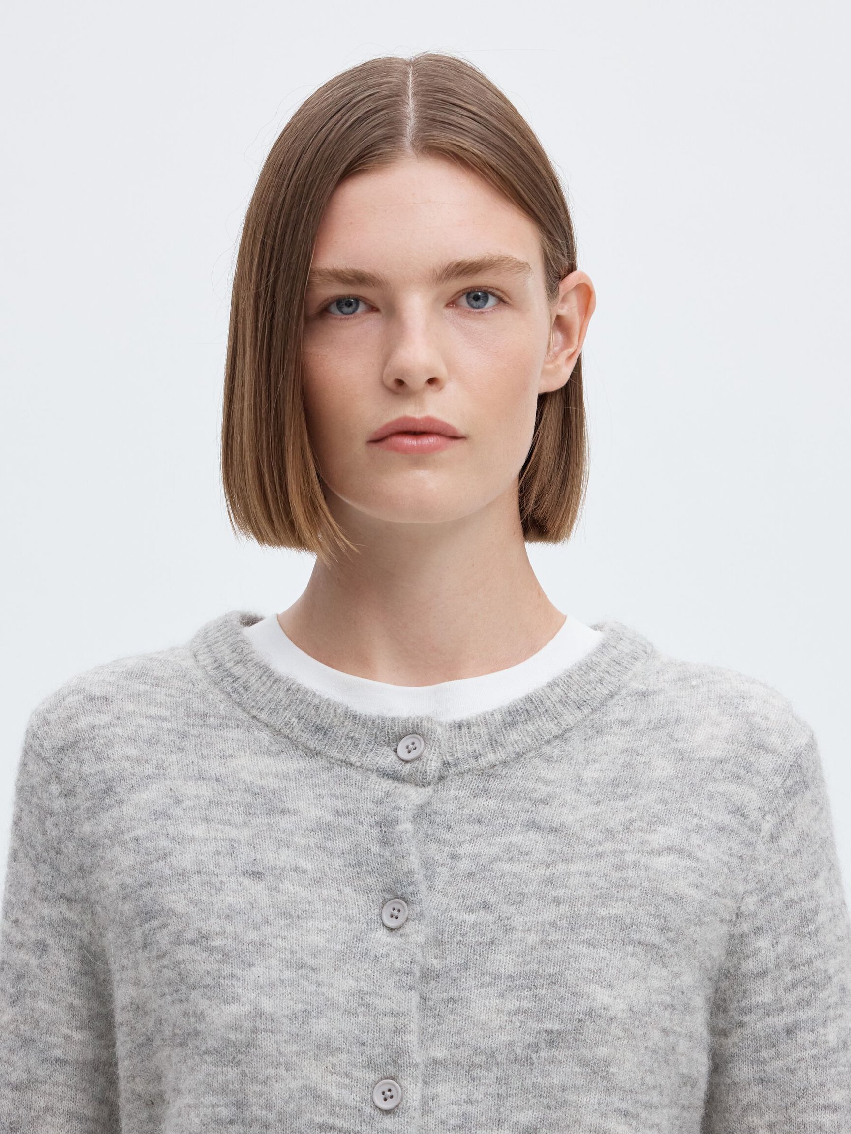 WOOL BLEND CARDIGAN
