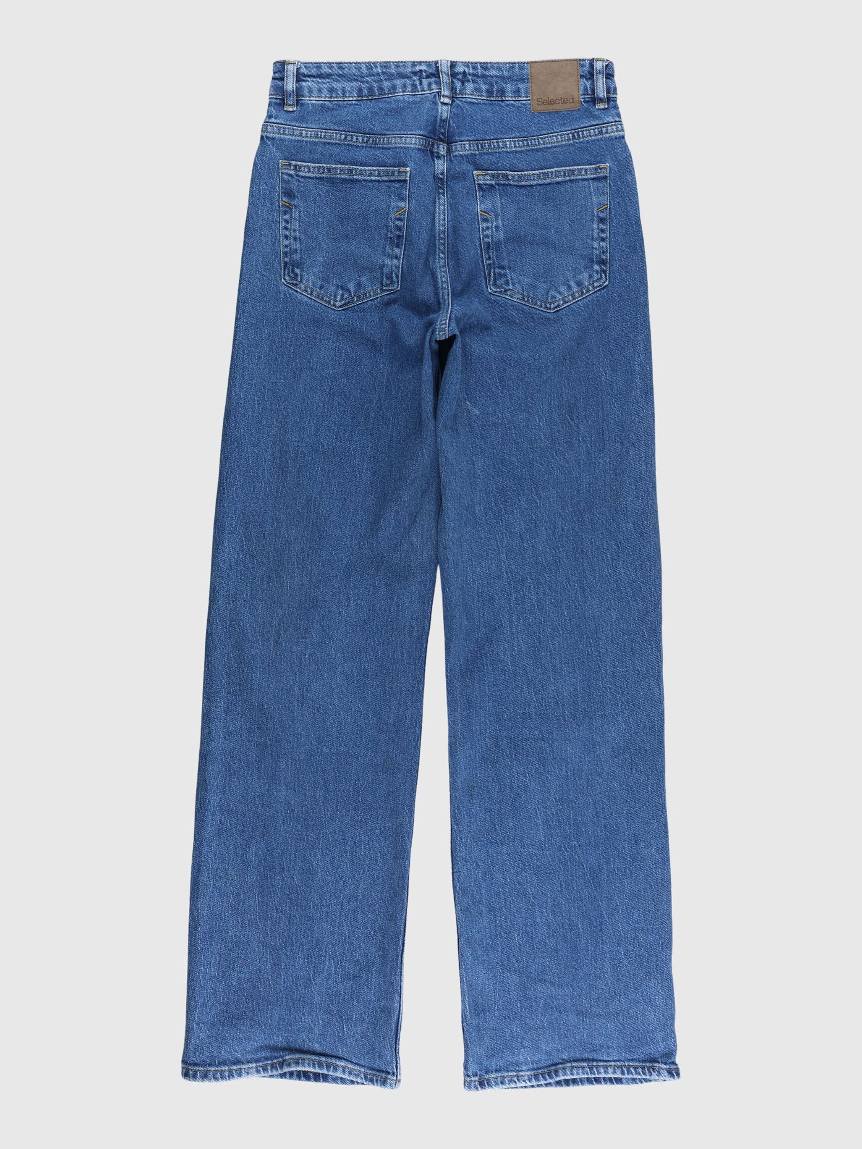 HIGH WAISTED WIDE LEG JEANS