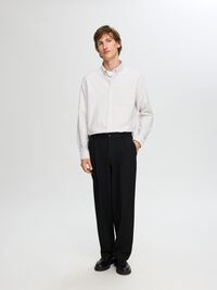 220 LOOSE FIT TROUSERS, Black, highres