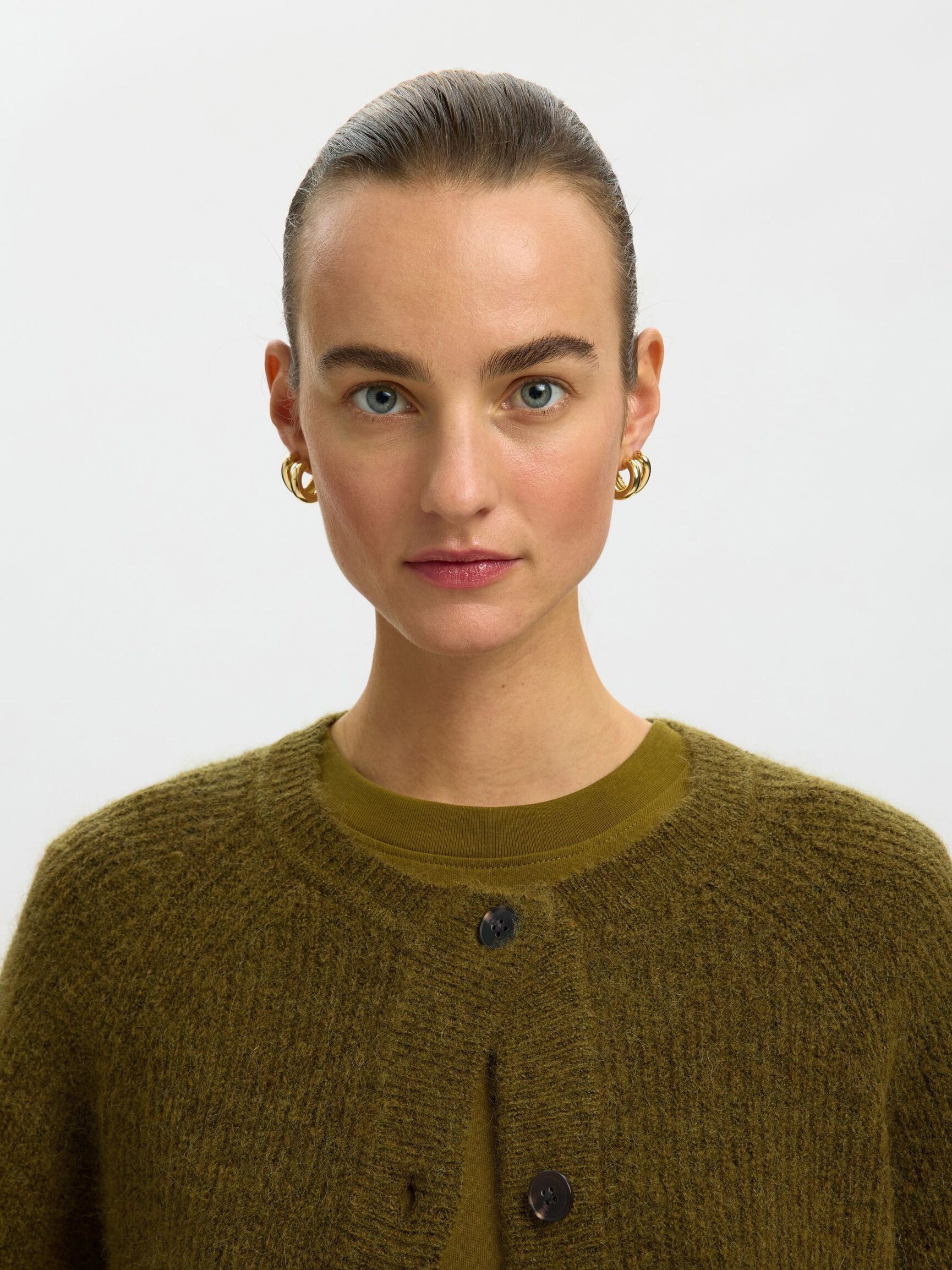 WOOL BLEND CARDIGAN