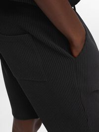 WAFELTEXTUUR SHORTS, Black, highres