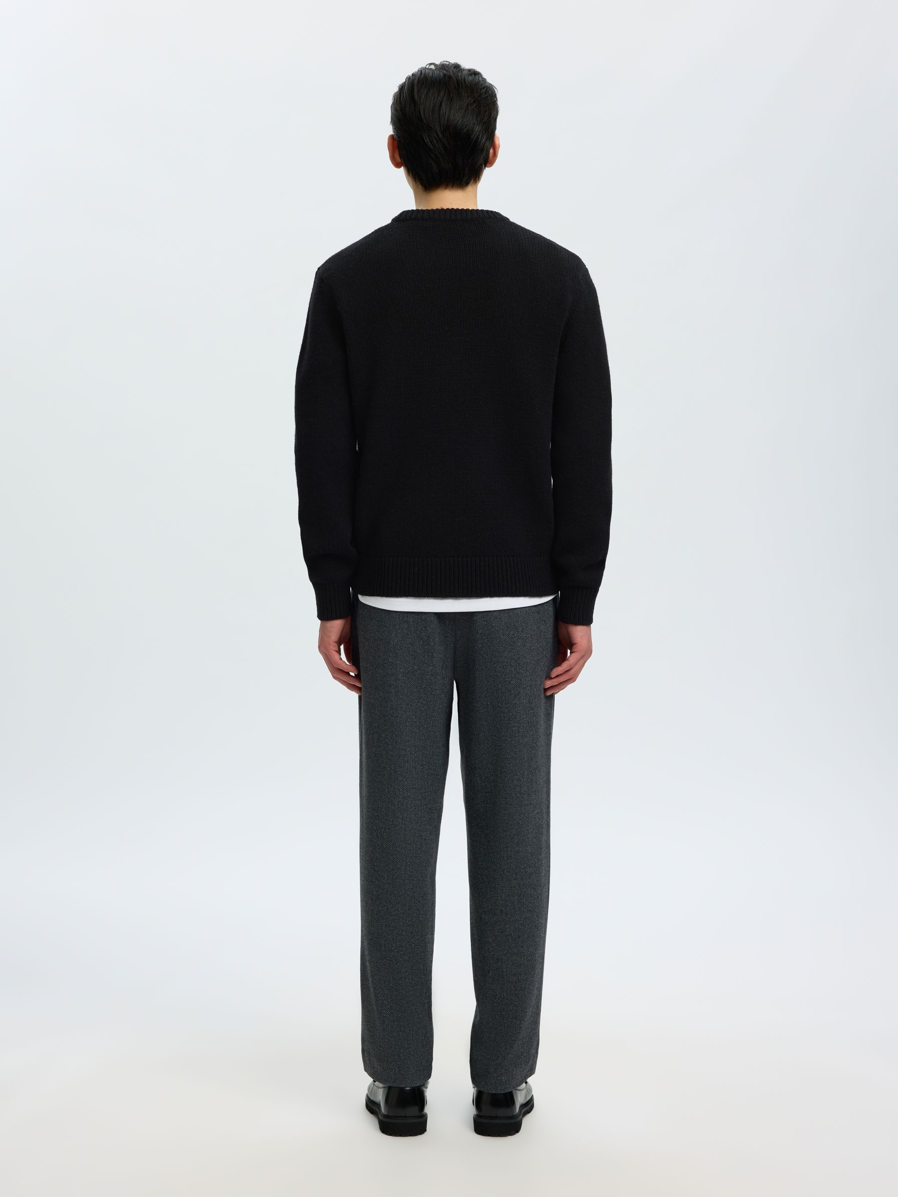WOOL BLEND RELAXED FIT JUMPER