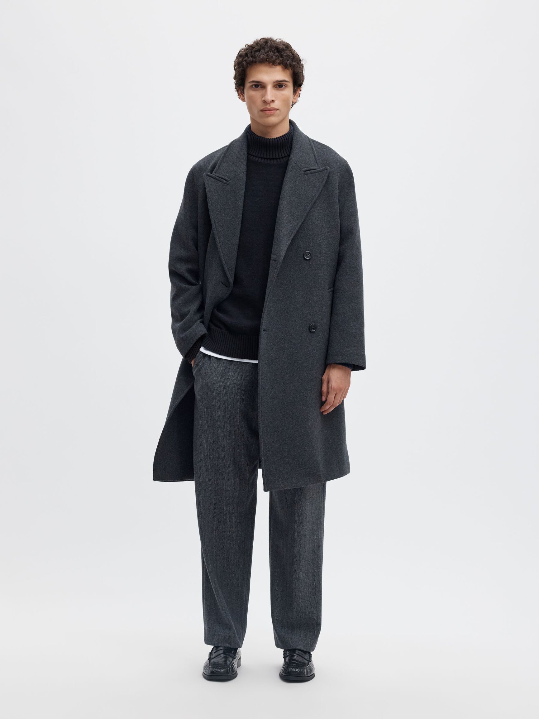 COTTON ROLL NECK JUMPER