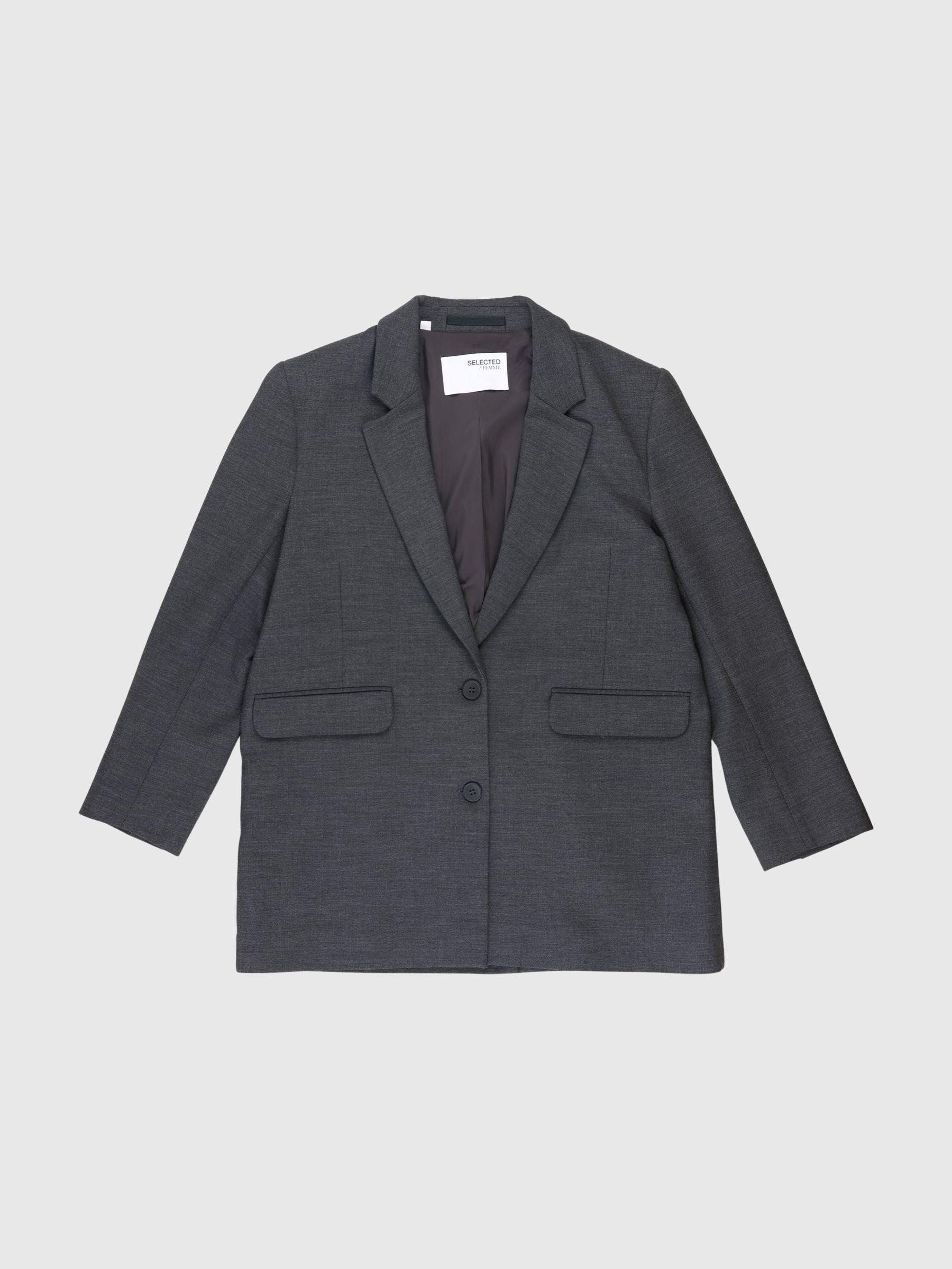 VISCOSE BLEND RELAXED BLAZER