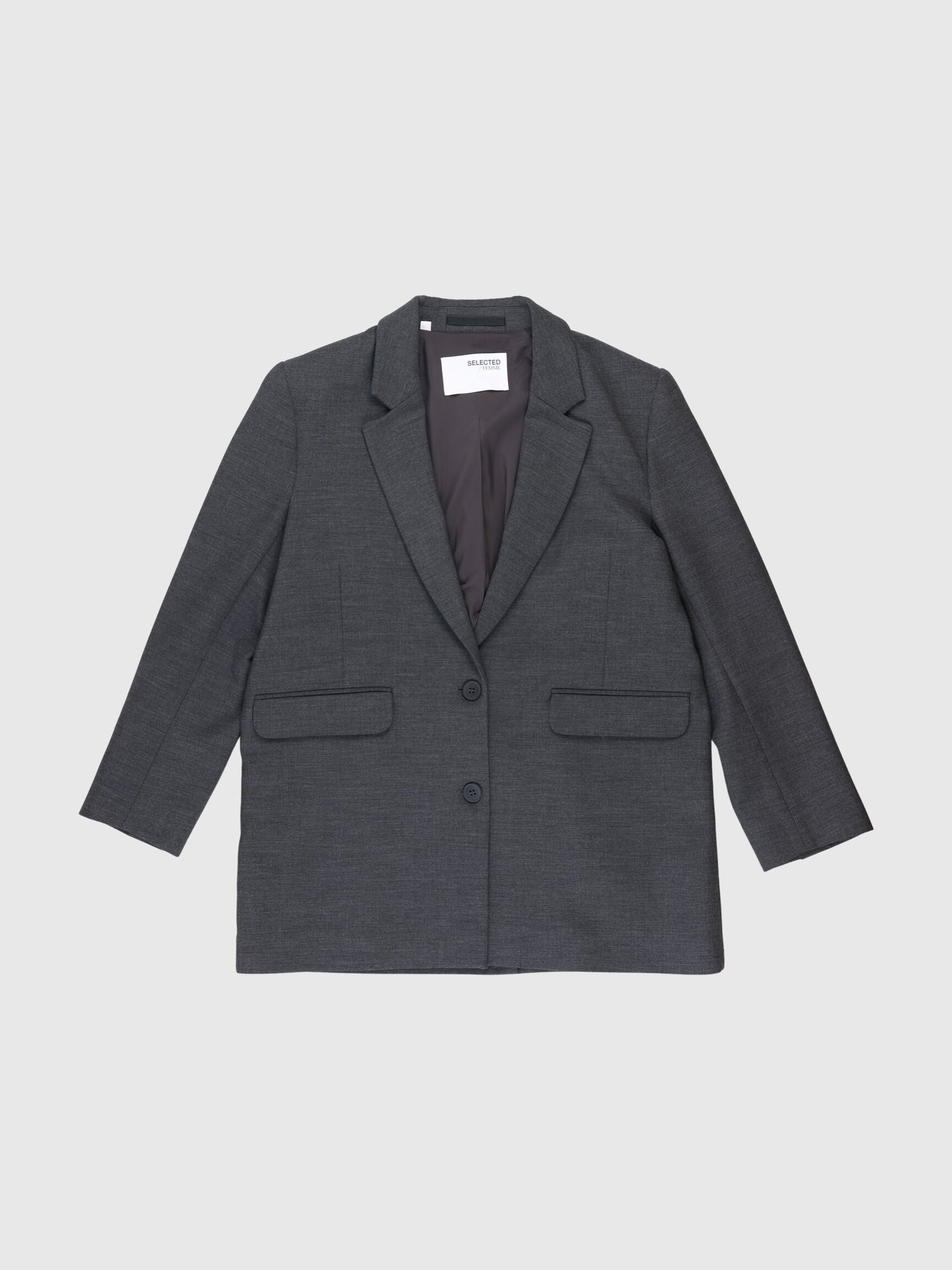 VISCOSE BLEND RELAXED BLAZER