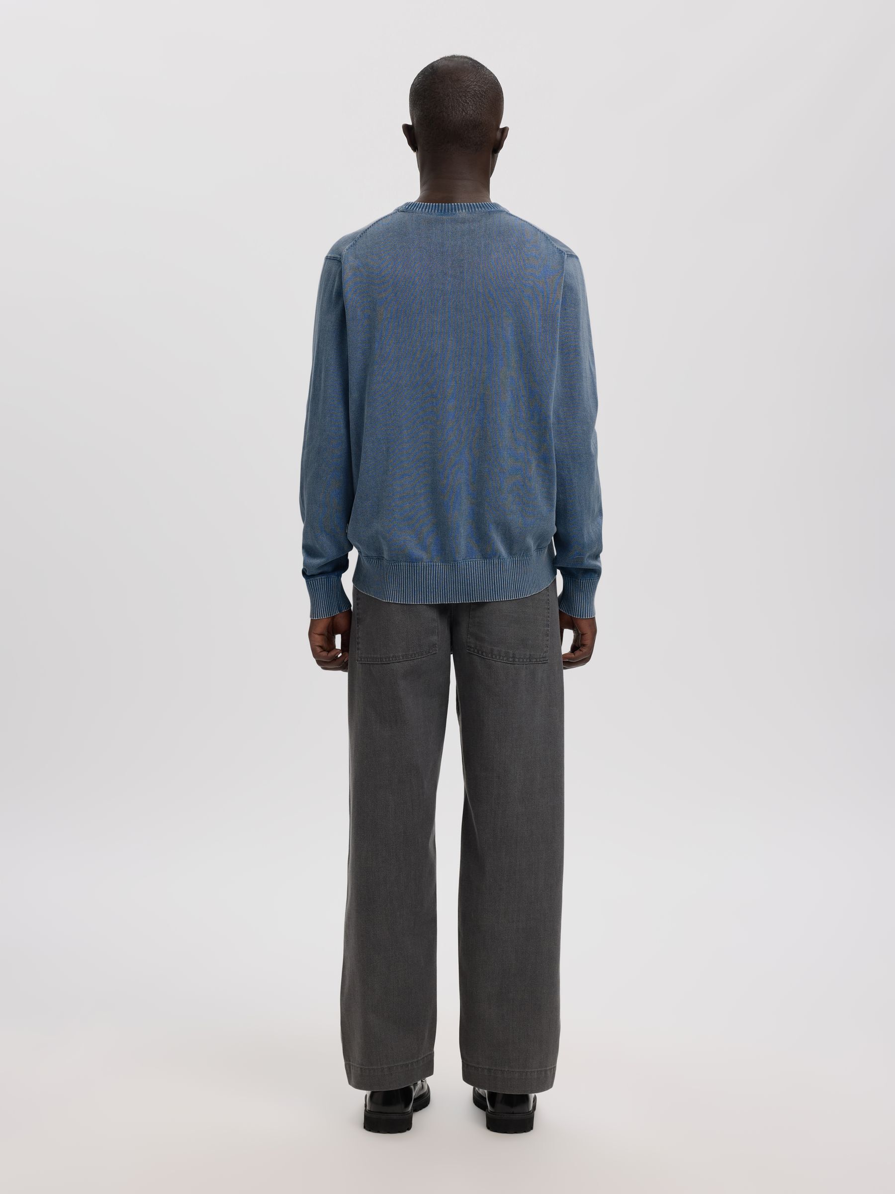 COTTON CREWNECK JUMPER