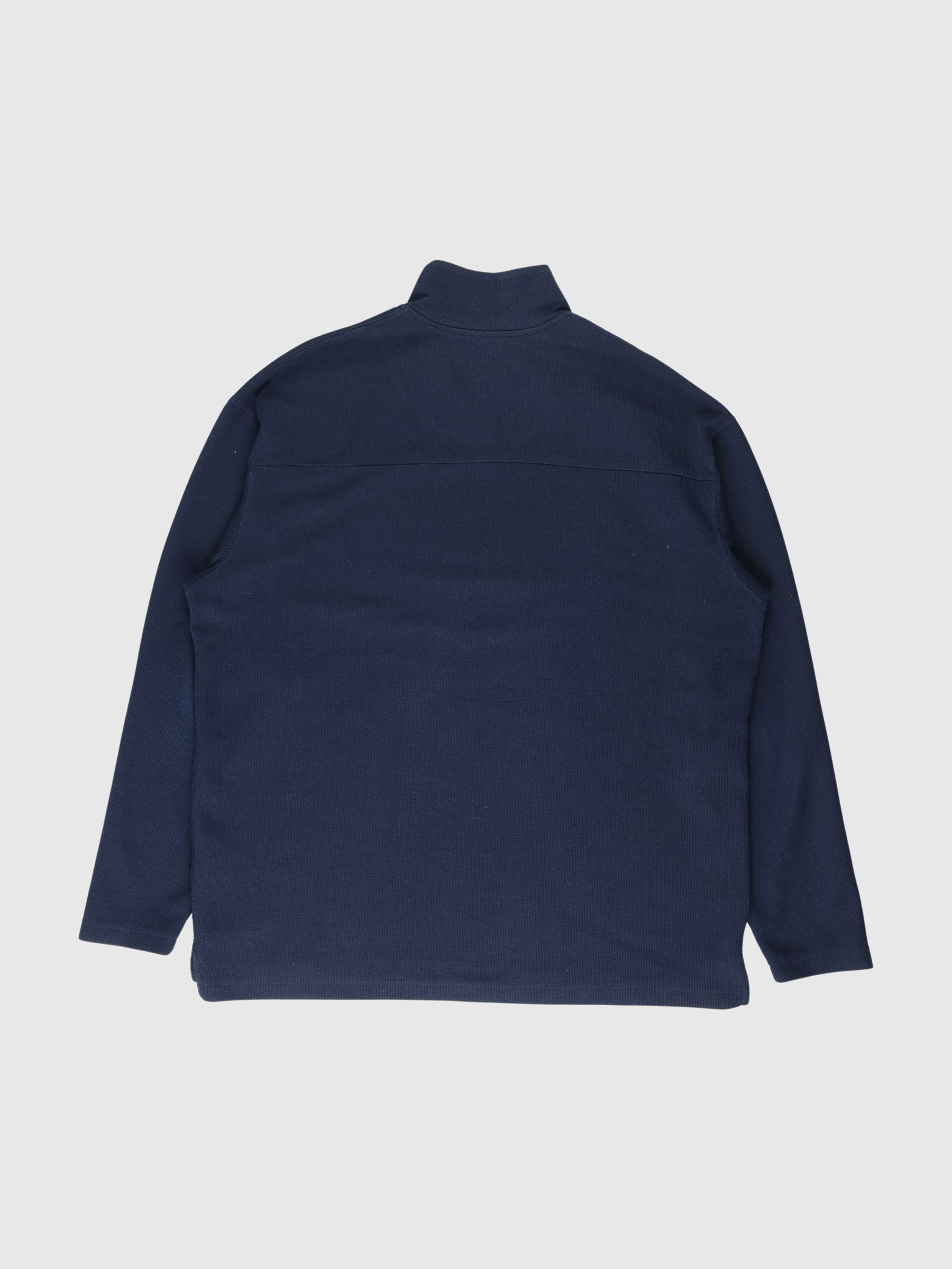 HIGH NECK ZIP SWEATSHIRT