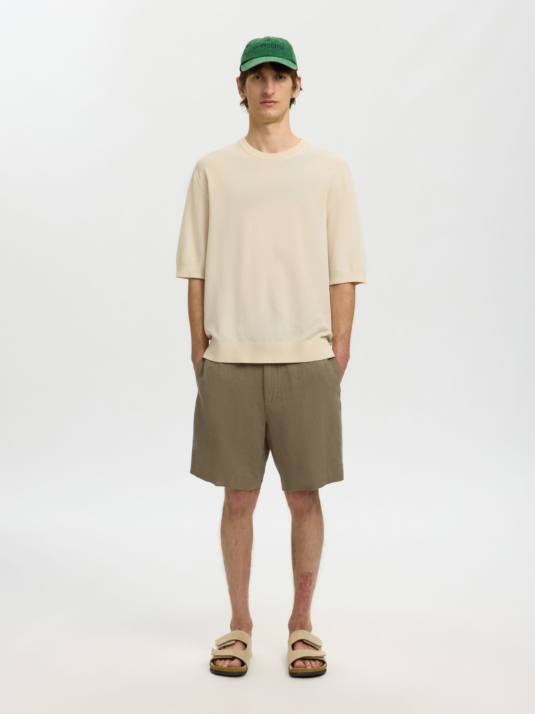 KNITTED COTTON T-SHIRT