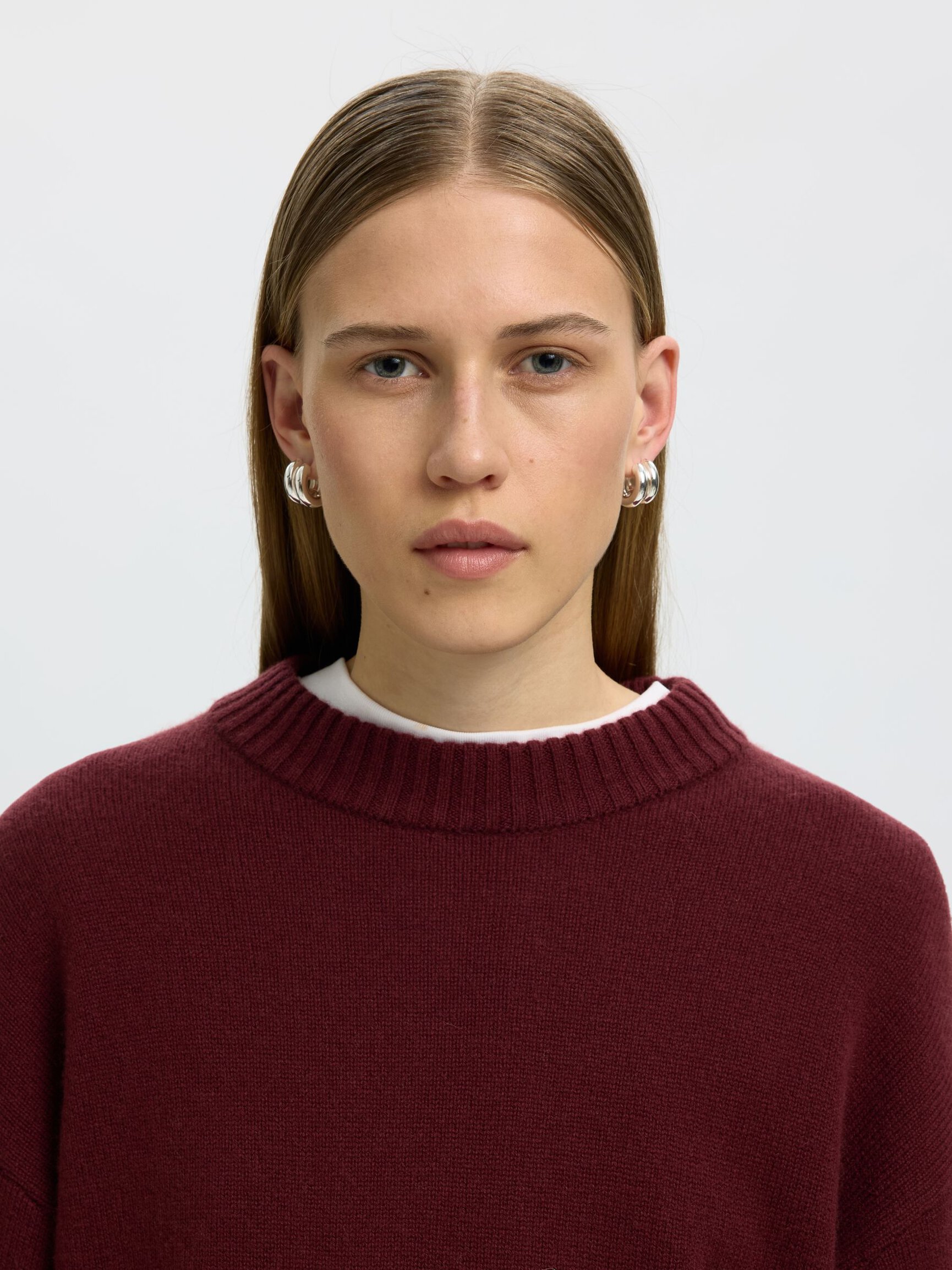 CASHMERE BLEND PULLOVER