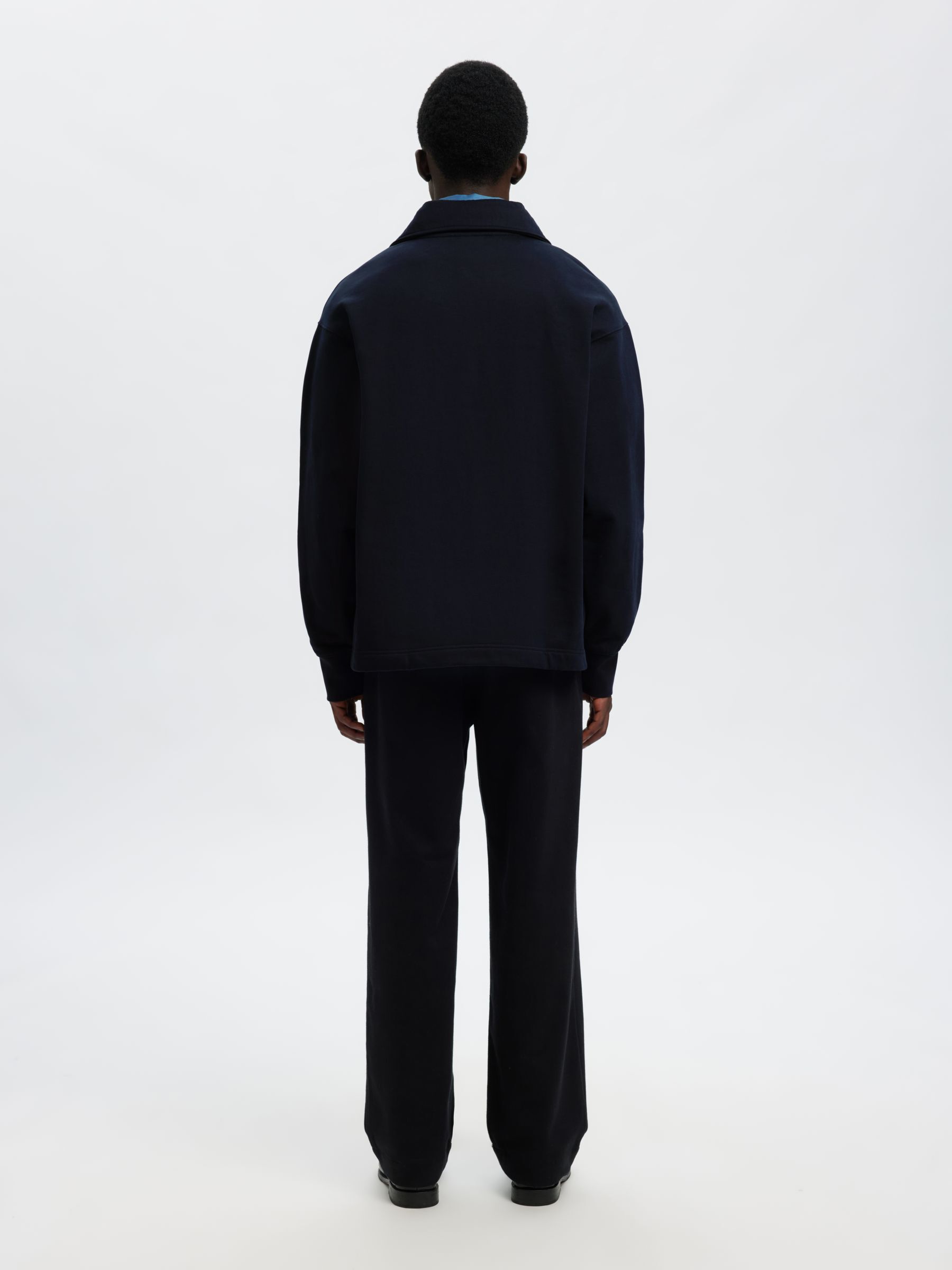 COTTON ZIPPED SWEATSHIRT