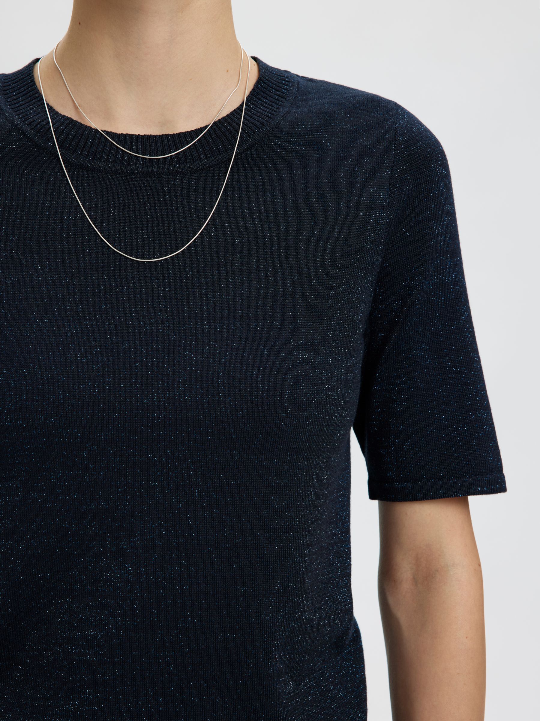 GLITTER KNITTED TOP