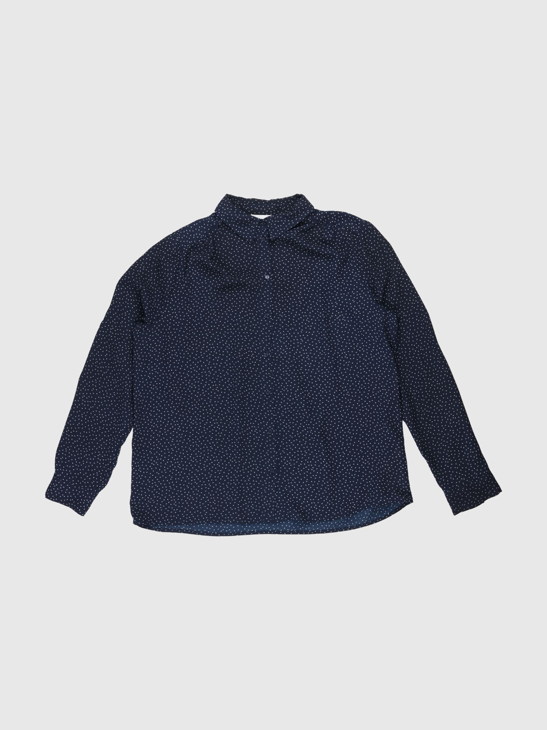 POLYESTER RECYCLÉ À POIS CHEMISE