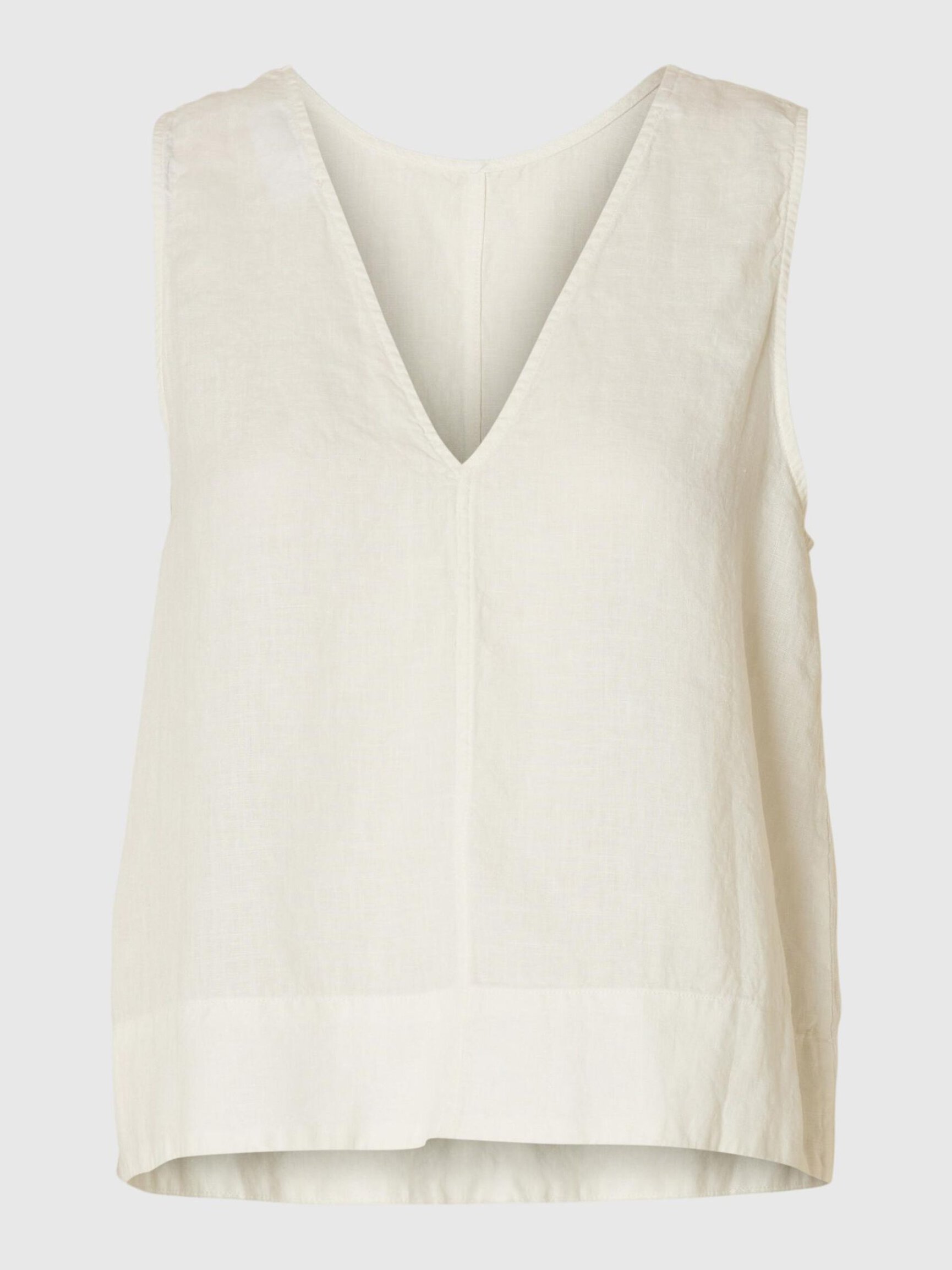 100% LINEN REVERSIBLE TOP