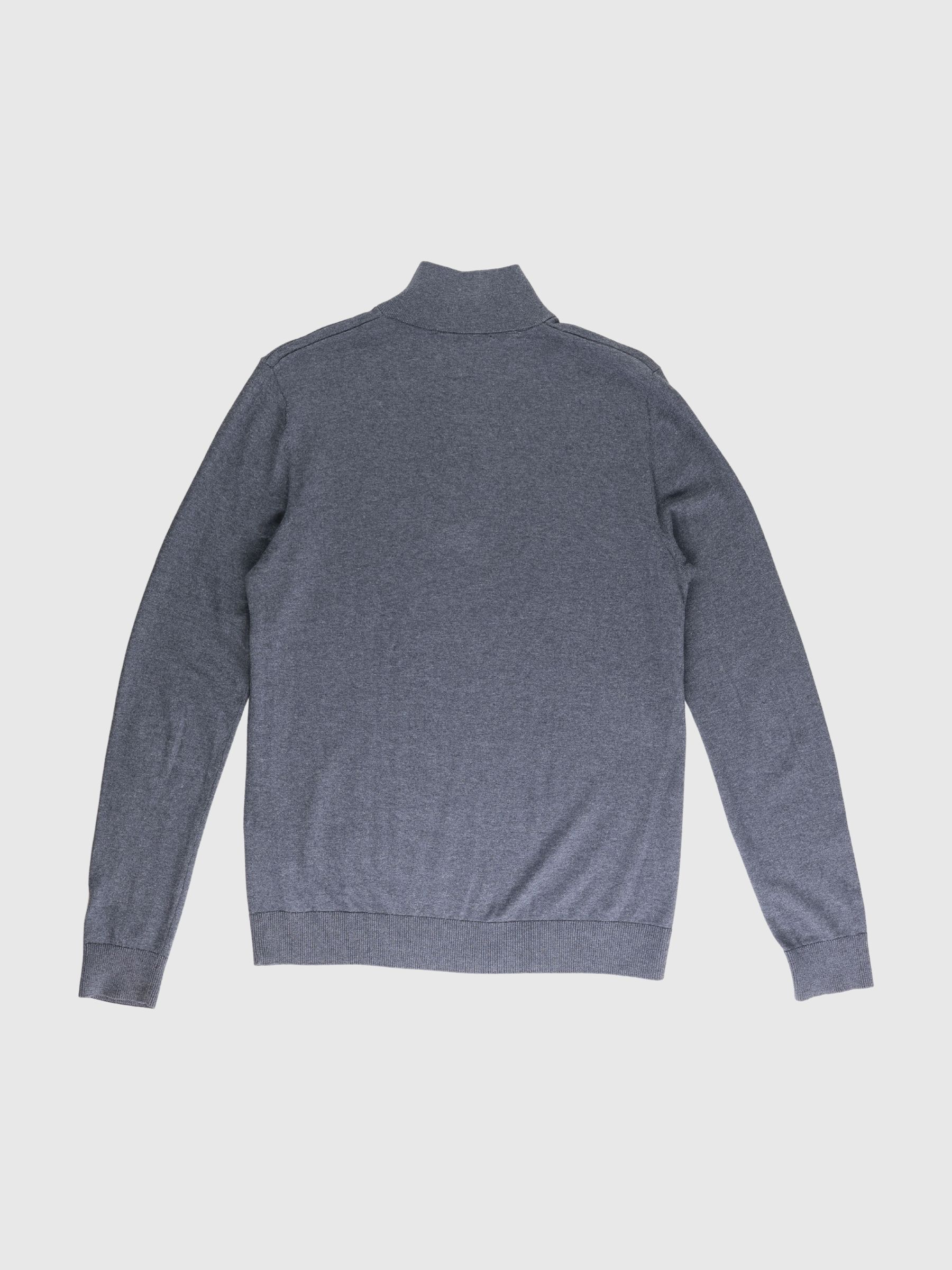 KNITTED LONG-SLEEVED POLO