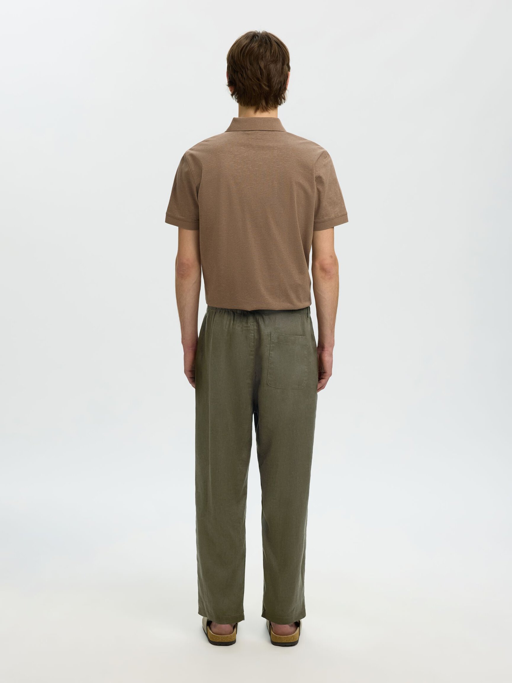 LIN MÉLANGÉ PANTALON