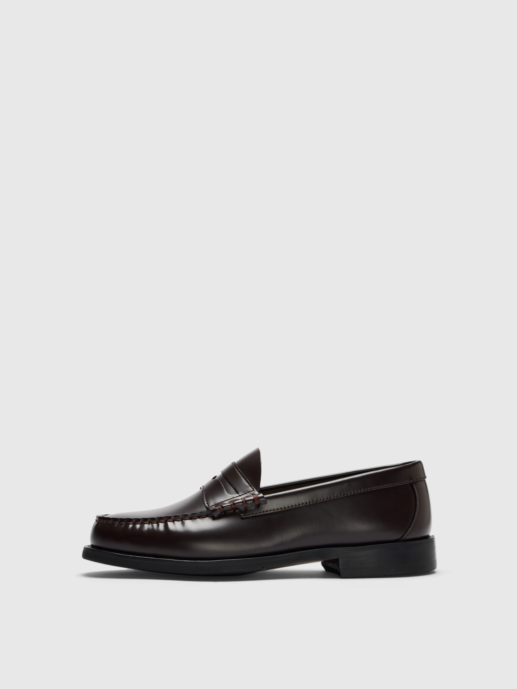 LEATHER PENNY LOAFERS