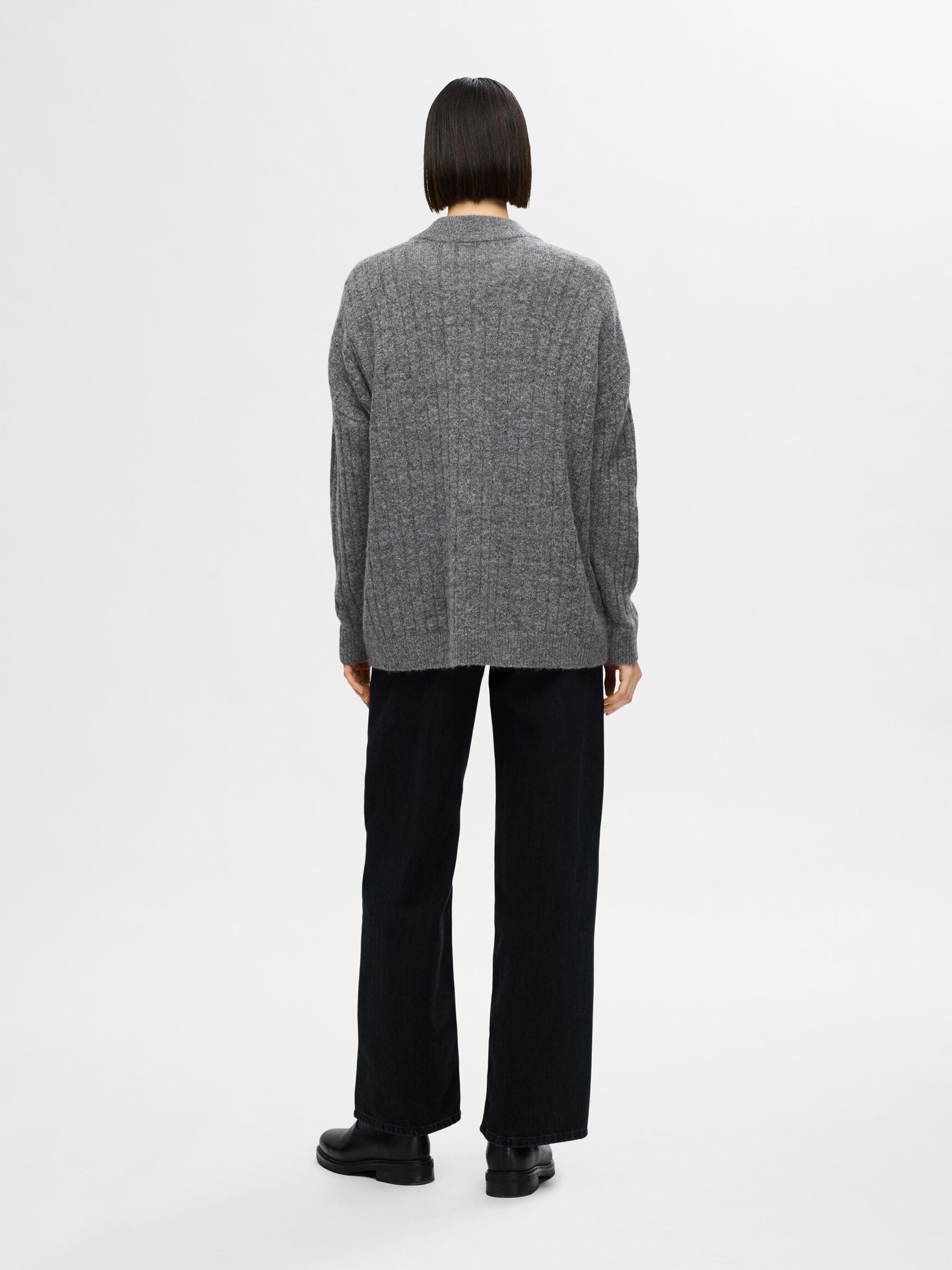 LOOSE FIT WOOL BLEND JUMPER