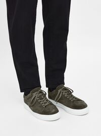 CHUNKY SUEDE  TRAINERS, White, highres