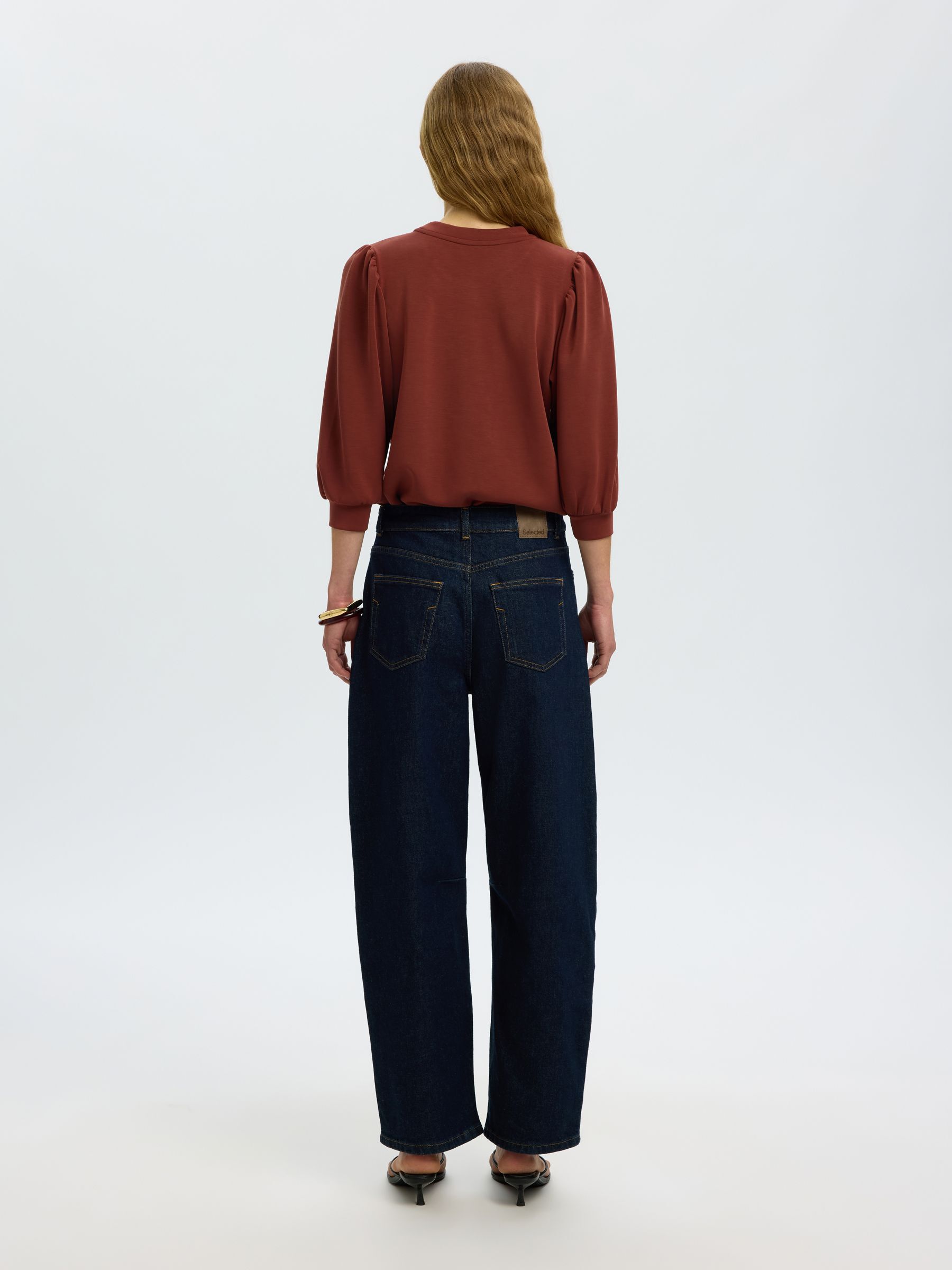 PUFF SLEEVE SWEATSHIRT