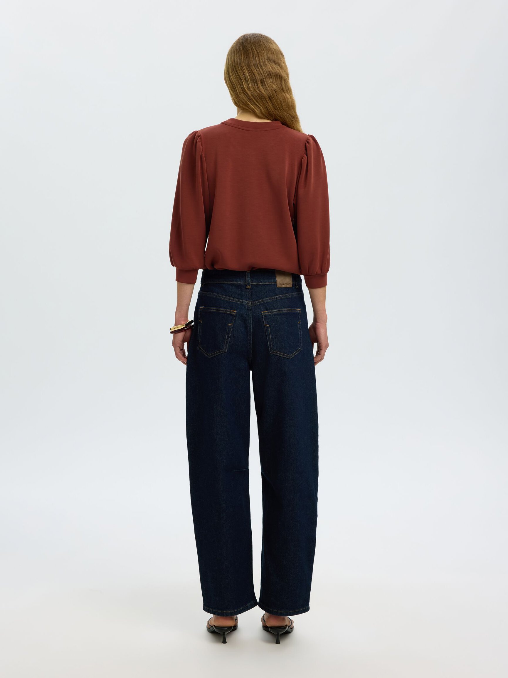 PUFF SLEEVE SWEATSHIRT