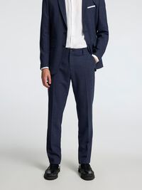 SLIM FIT PANTALON, Dark Navy, highres